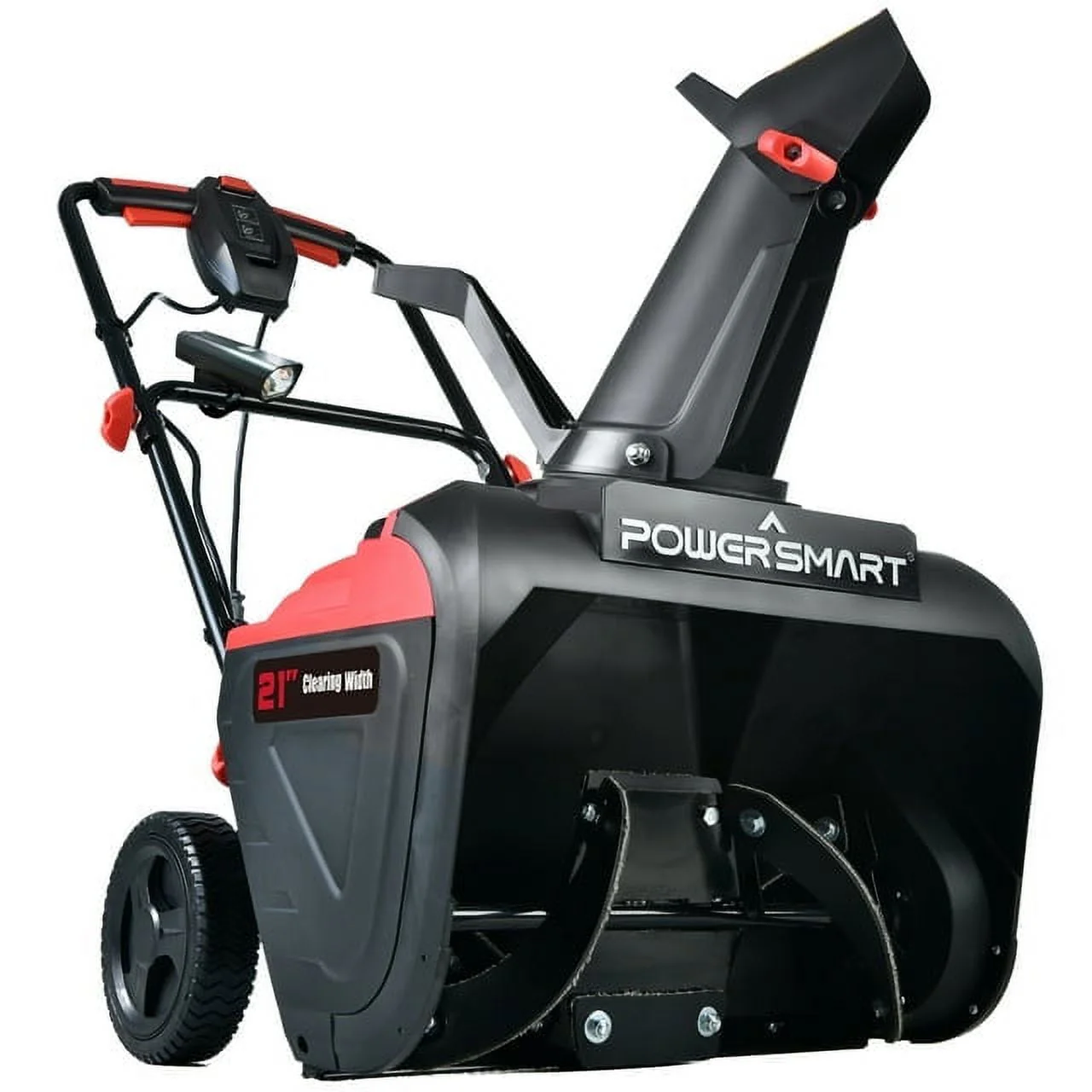 Electric Snow Blower, 21-inch 15 Amp Corded Single Stage Snow thrower with Rechargeable LED Light, DB5021LW