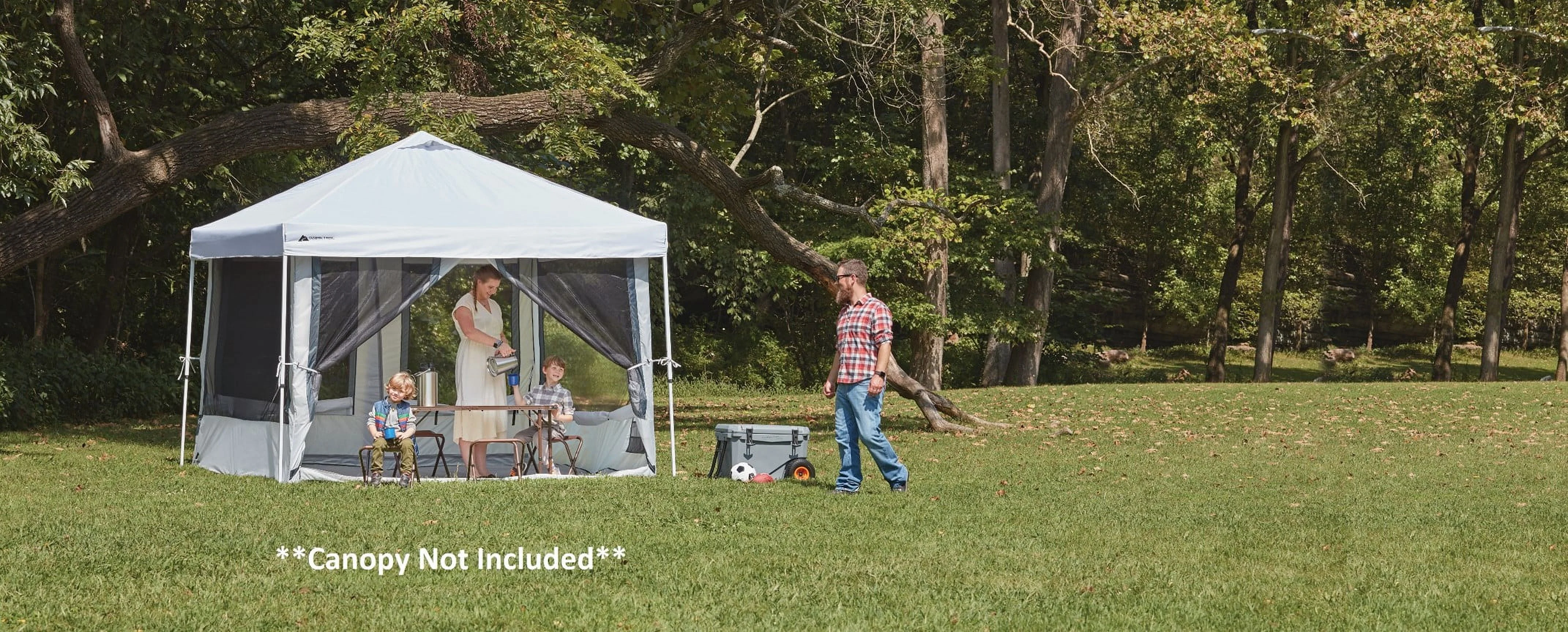 7-Person 2-in-1 Screen House Connect Tent with 2 Doors, Canopy Sold Separately - Image 2