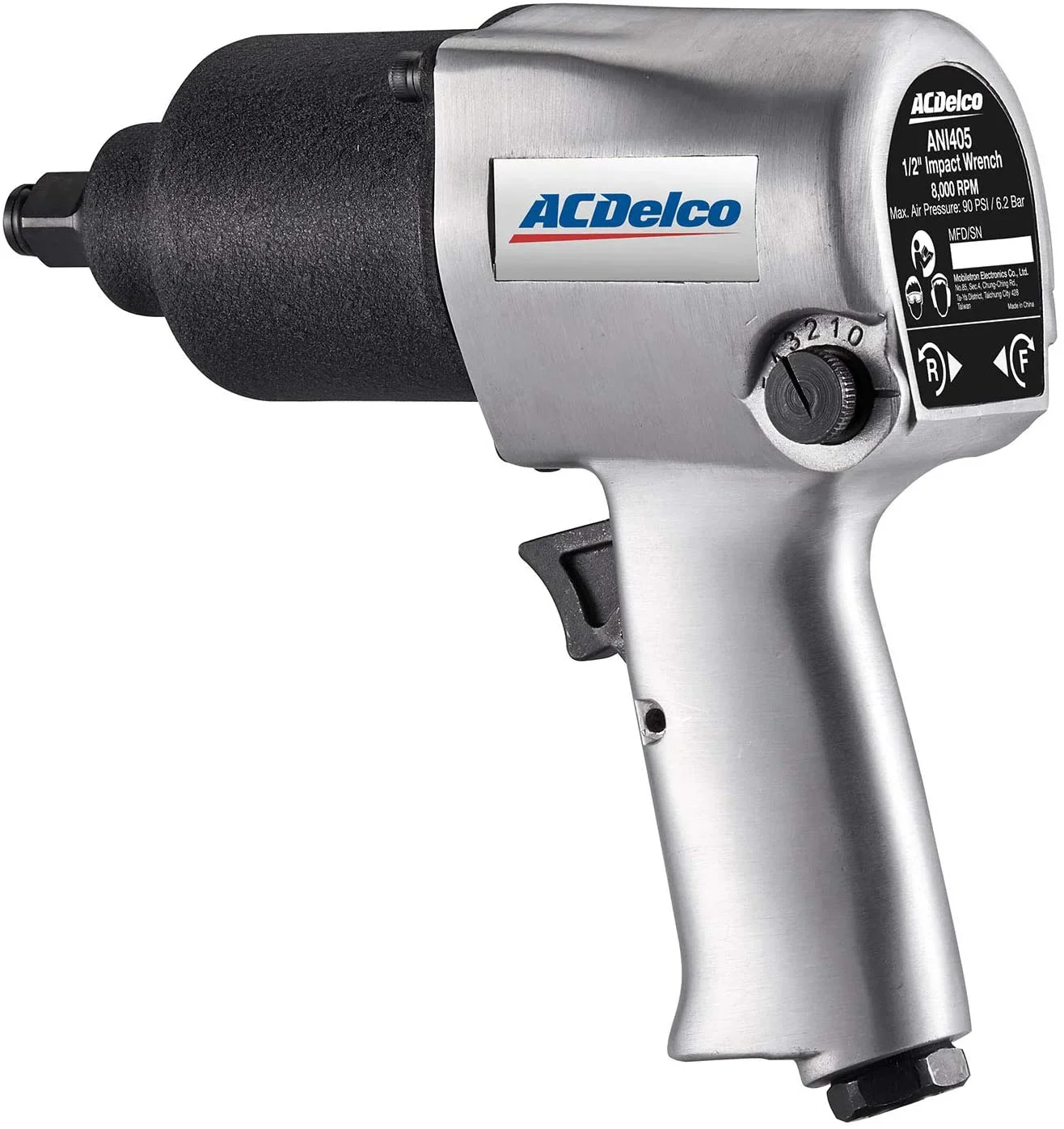 ACDelco ANI405A-NK1, 3/8 Pneumatic Impact Wrench, 8000 RPM 5-Speed
