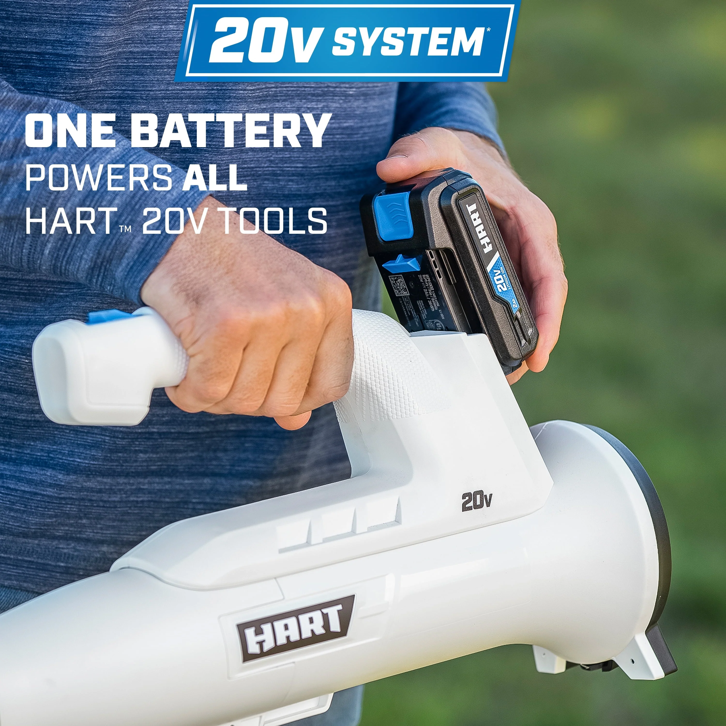 20 Volt 200 CFM Bazooka Blower Kit, (1) 20 Volt 2Ah Lithium Ion Battery and Charger(Battery Included) Image 3