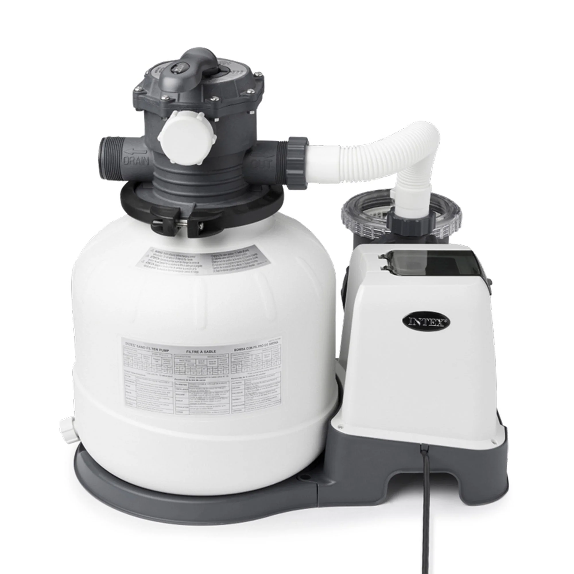 Intex 26647EG 2800 GPH Above Ground Pool Sand Filter Pump with Automatic Timer Image 4