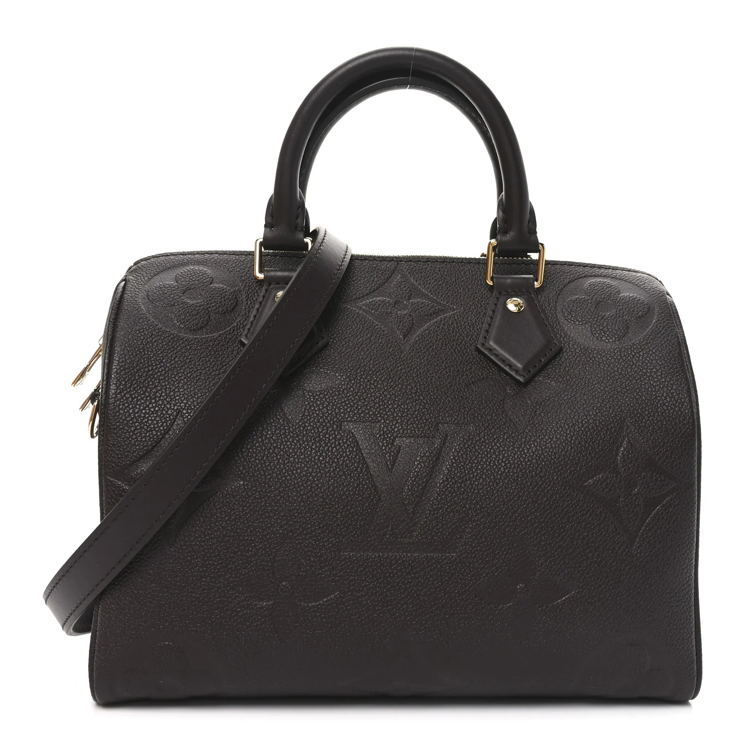 Empreinte Monogram Giant Speedy Bandouliere 25 Chocolate