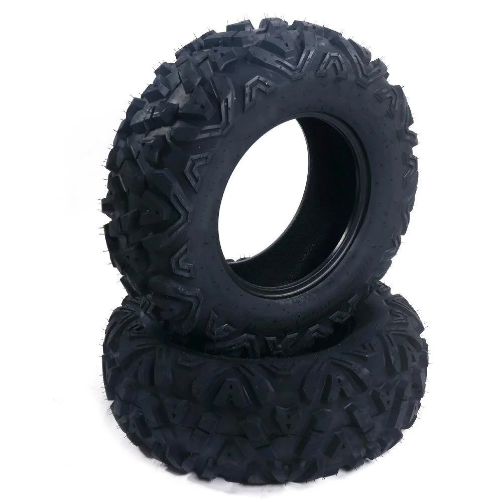 Ktaxon Set of 2 22x10.00 - 10 ATV Tires, 4PR All-Terrain ATV/UTV Tires, Tubeless