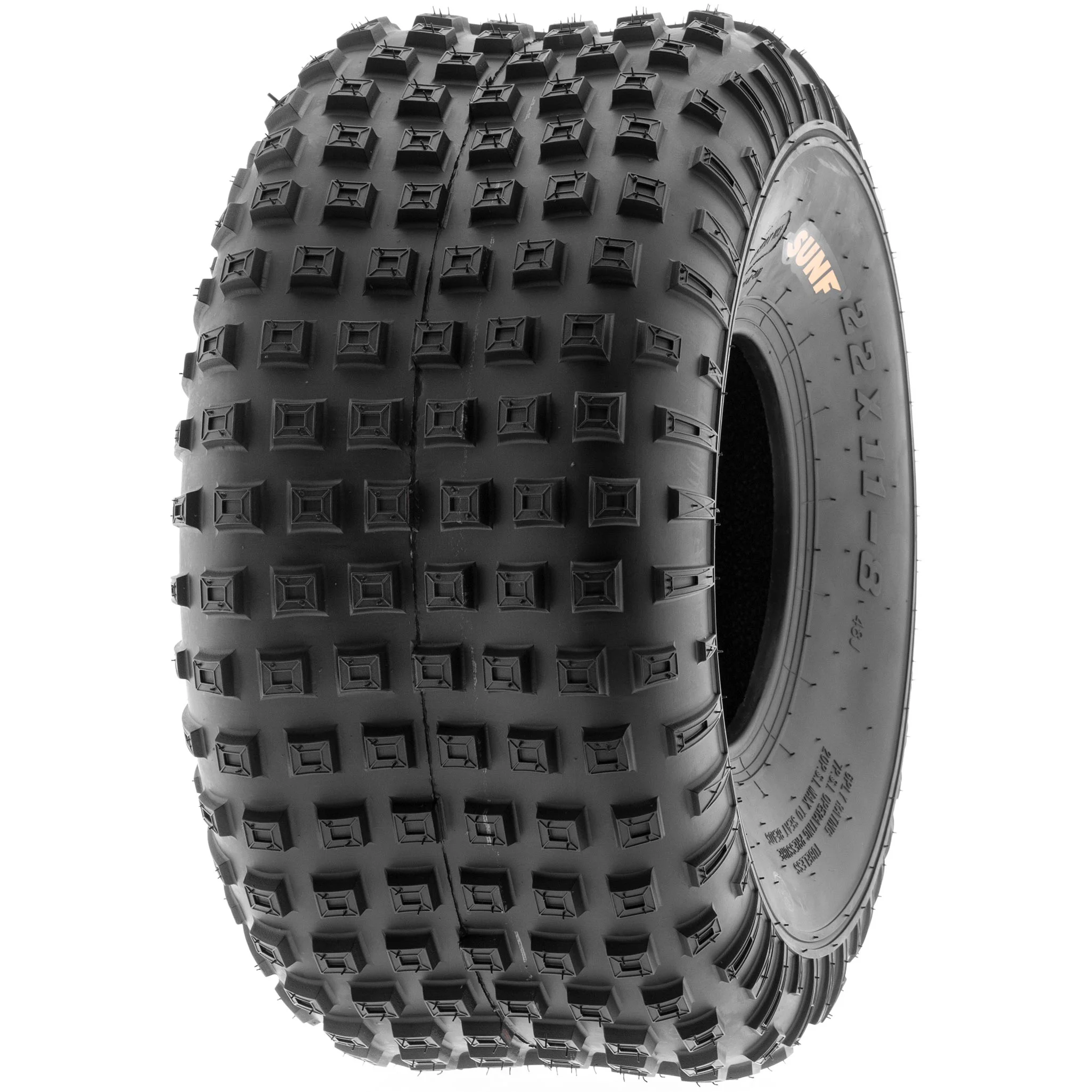 Sunf Loose Terrain Lawn Mower ATV UTV Quad Tires 25x12 - 9 25x12x9 6 PR A011 (Pair of 2)