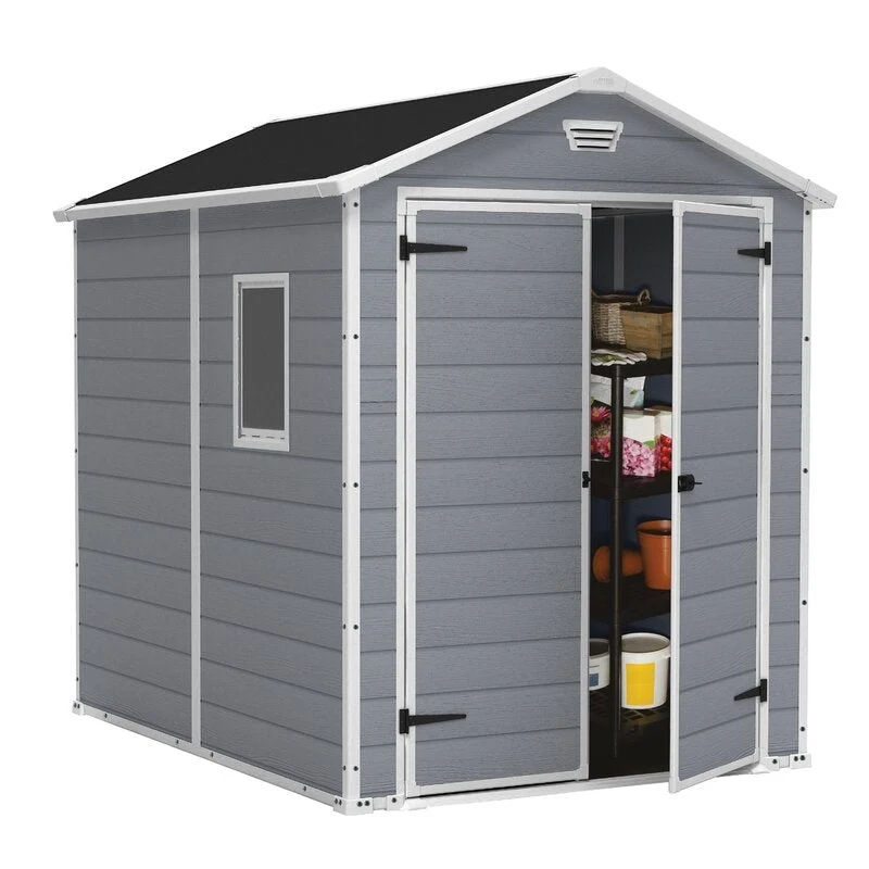 6-Ft. x 7.5-Ft. Plastic Storage Shed