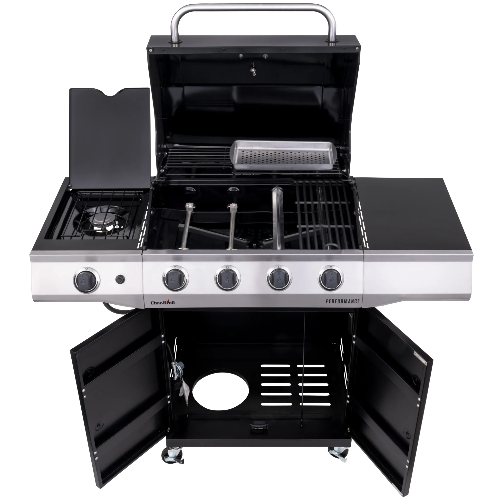 Char-Broil? Performance? Series 4-Burner Gas Grill, Black