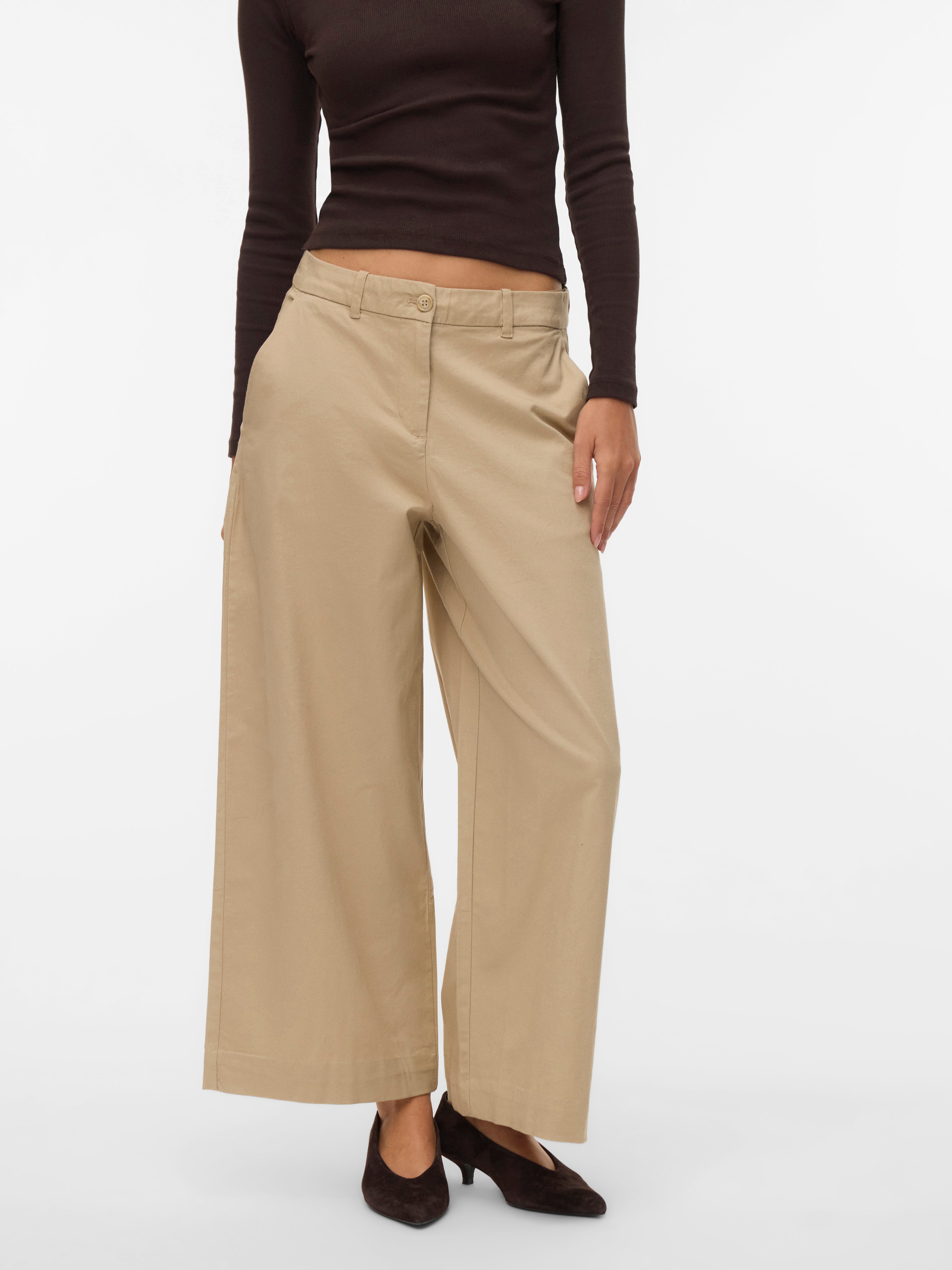 VERO MODA® AWVANA Mid waist Trousers