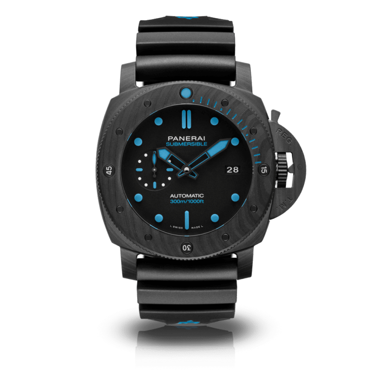 [Super Clone]Submersible Full Black Mix Blue Carbotech™ 47mm