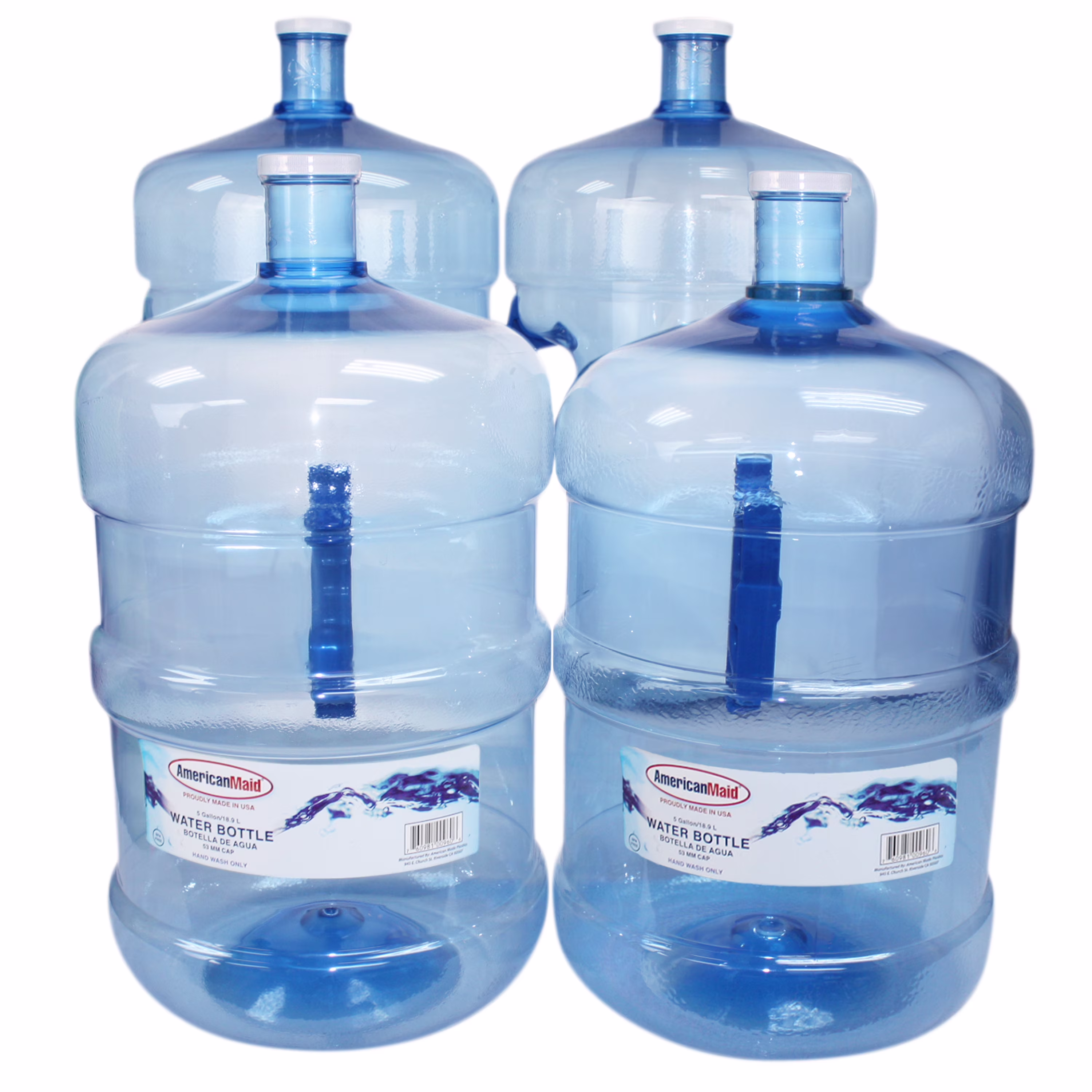 5 Gallon/640 fl oz Water Bottle, Set of 4 (Not Filled)(4)