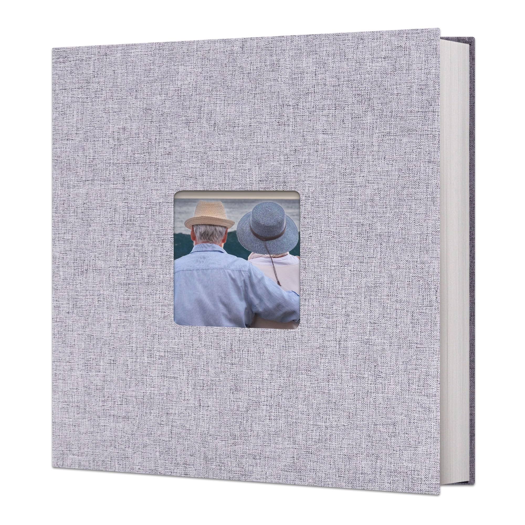 Vienrose Large Photo Album Self Adhesive for 4x6 8x10 Pictures Magnetic Scrapbook Album DIY 40 Blank Pages with A Metallic Pen