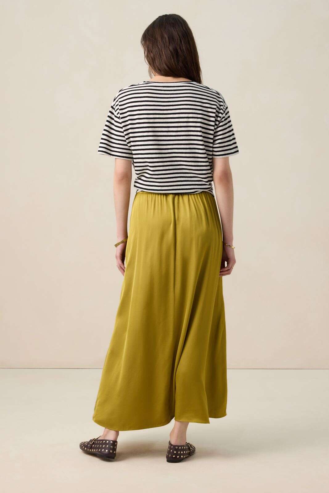 Zwart gestreept T-shirt