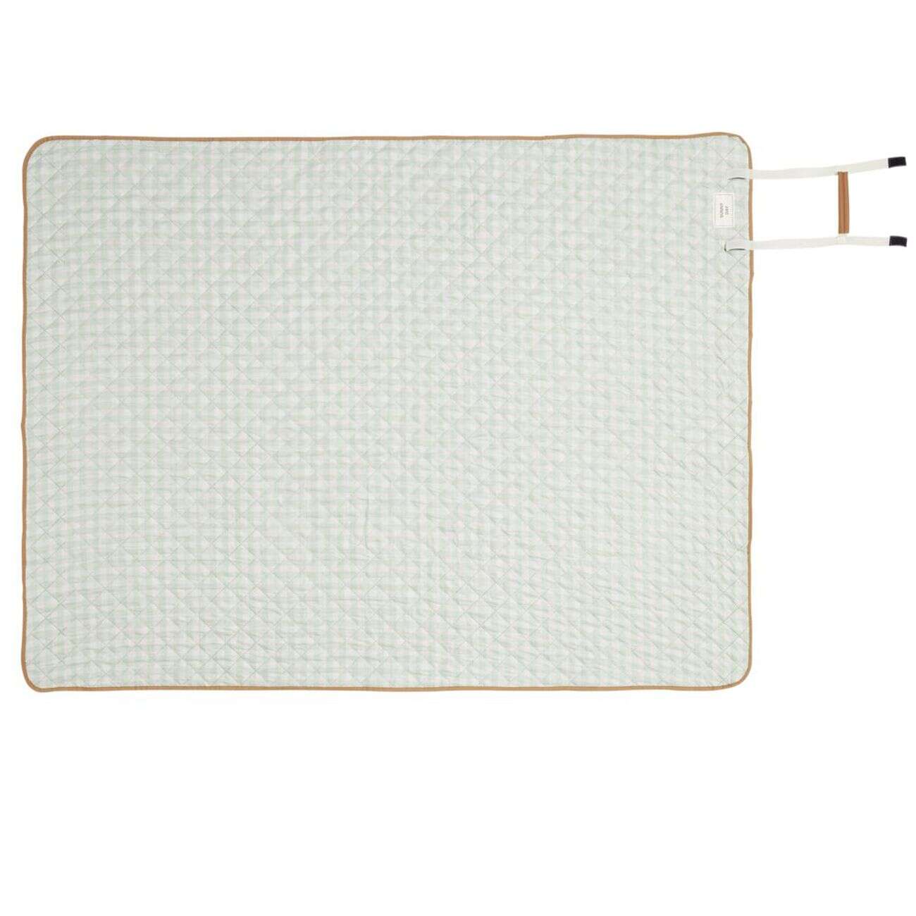 Tapis pique-nique motif quadrillage vert 130x170cm