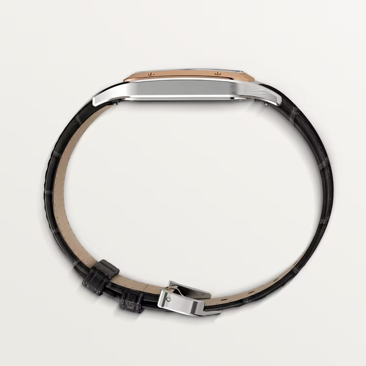 [Super Clone]SANTOS-DUMONT Rose Gold Mix 46mm