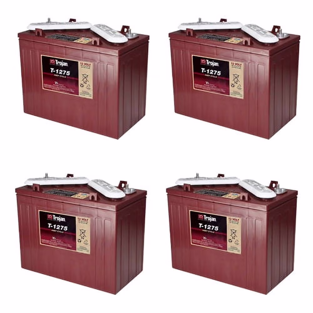 T1275 12 Volt, 150 AH Deep Cycle Battery 4 Pack
