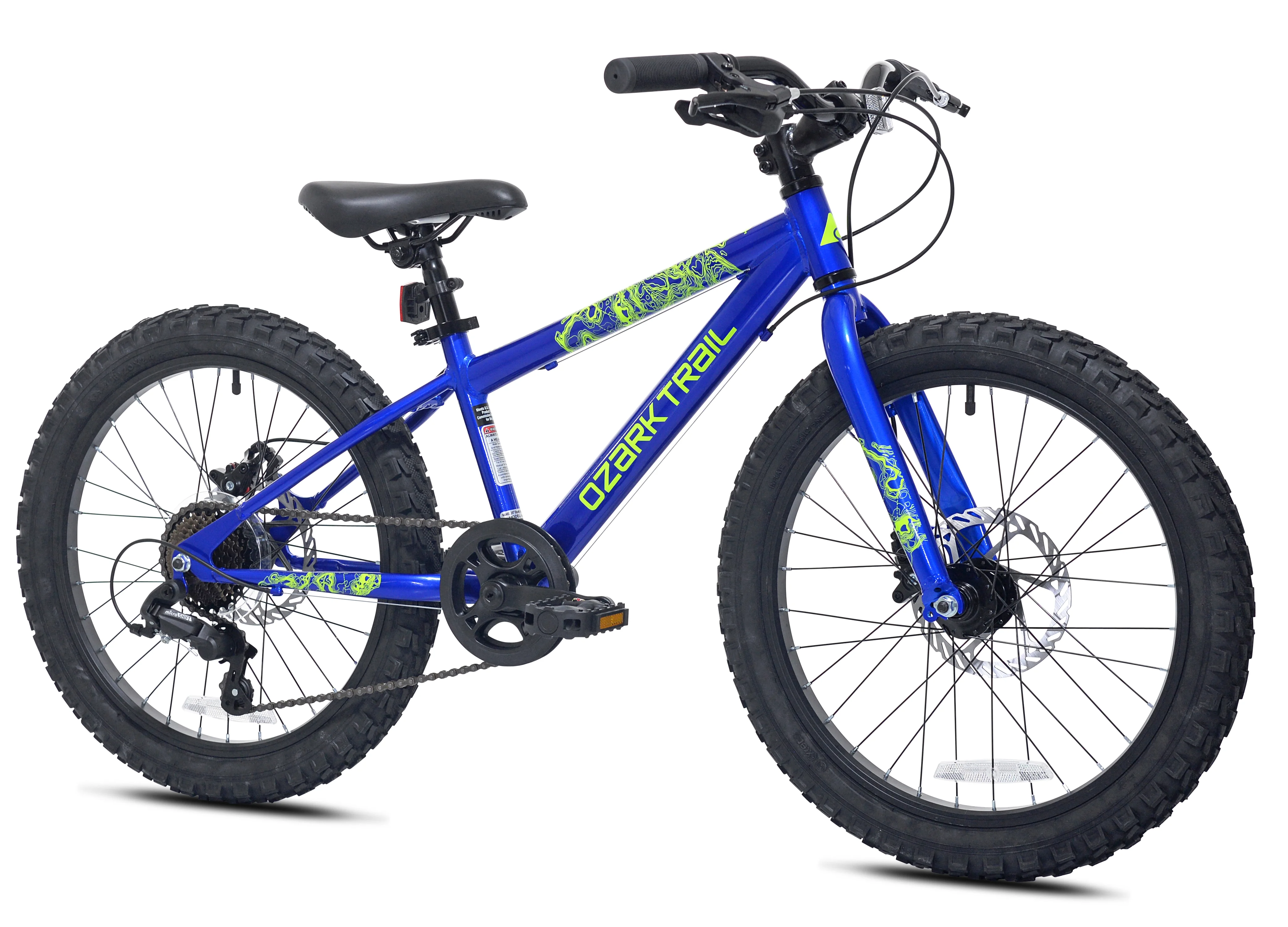20" Vibe Mountain Bicycle, 7 Speed, Fits Riders 3'11"-4'4", Blue, Teen, Unisex - Image 2