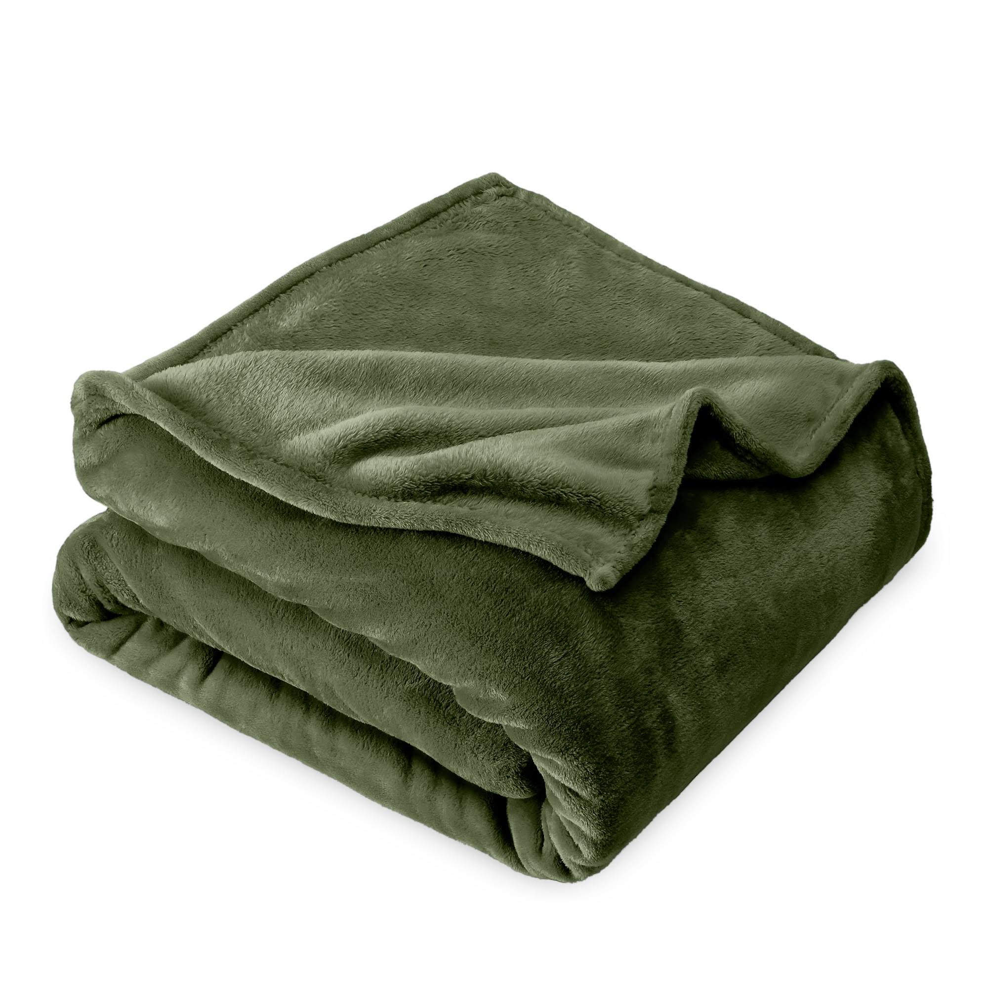 Bare Home Fleece Microplush Full/Queen Blanket - Cypress