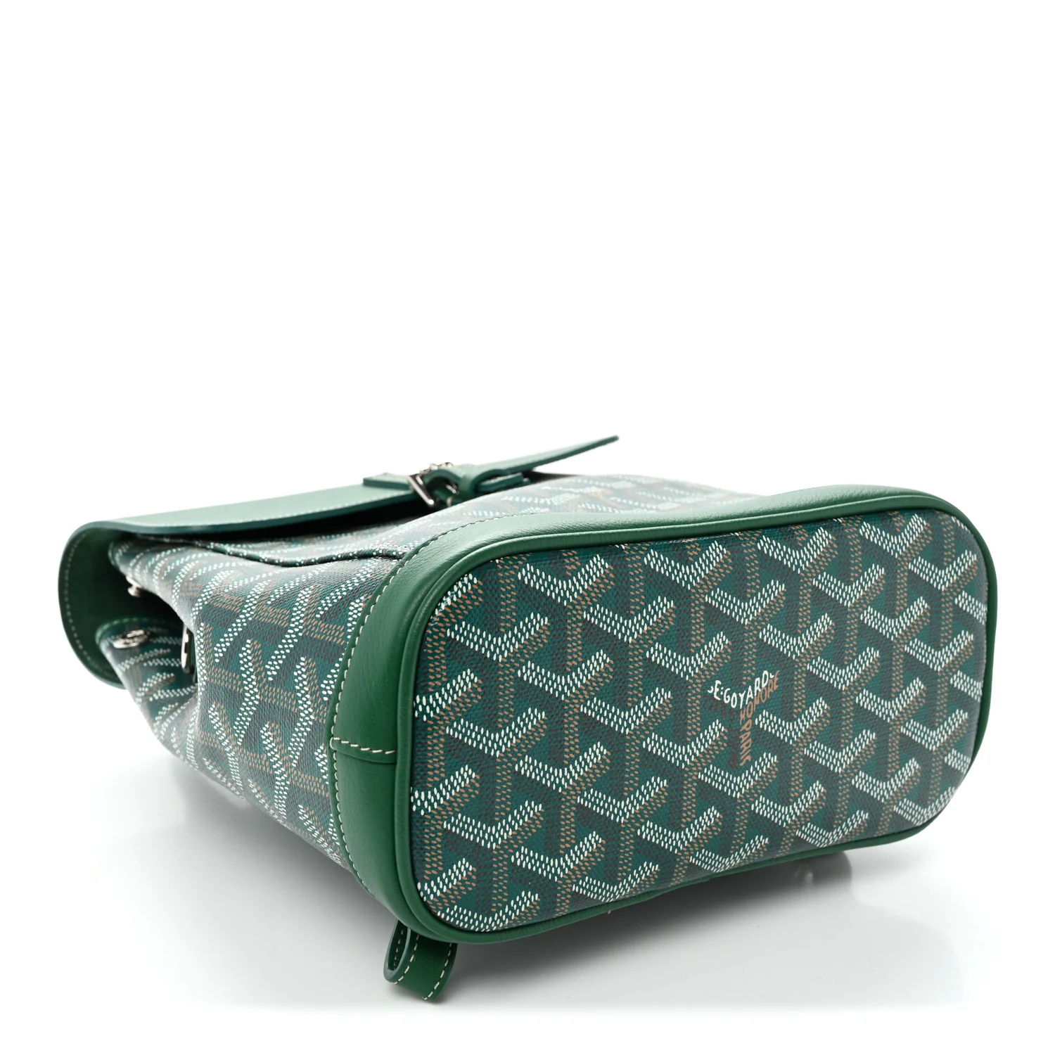 Goyardine Calfskin Mini Alpin Backpack Green
