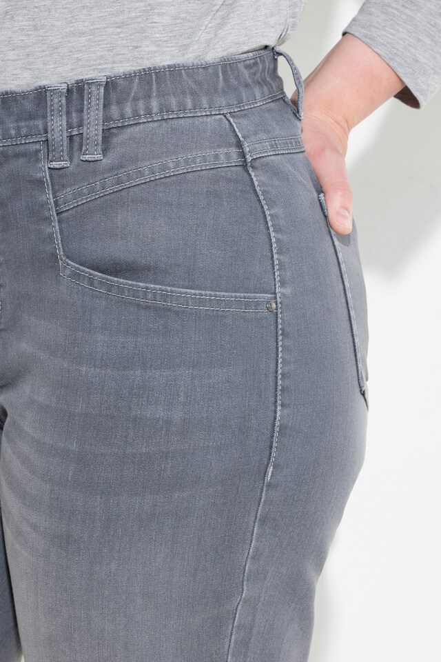 Wide-leg 5-pocket Carrot Jeans
