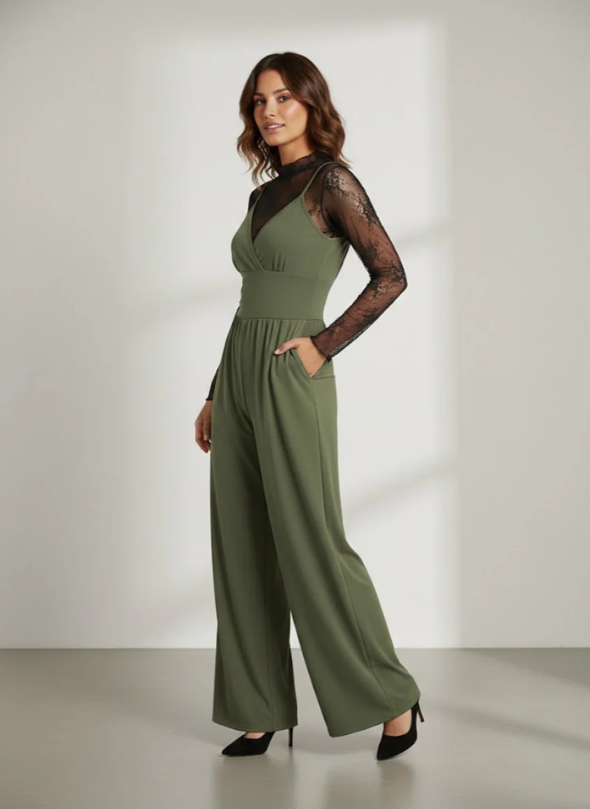 Solène | Ensemble combinaison élégant dentelle moderne