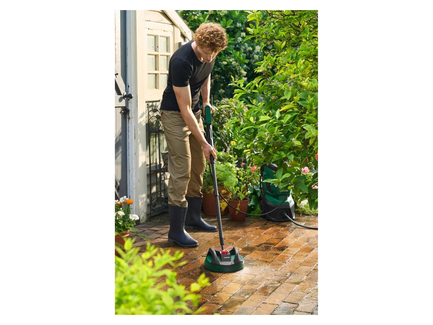 PARKSIDE Accessoire de nettoyage haute pression PFR 28 C3, 180 bar, 450 L/h