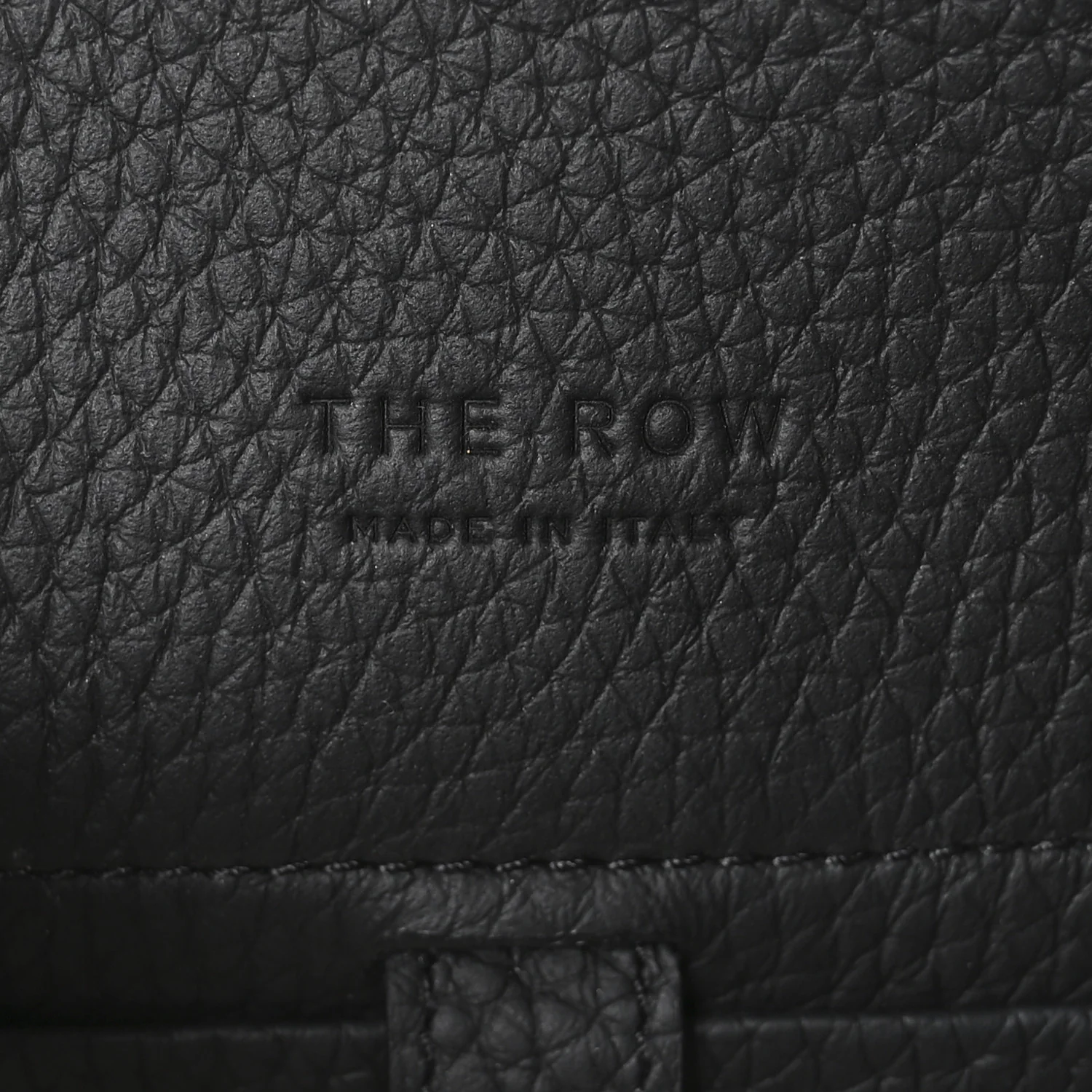 Grained Calfskin Soft Margaux 10 Bag Black
