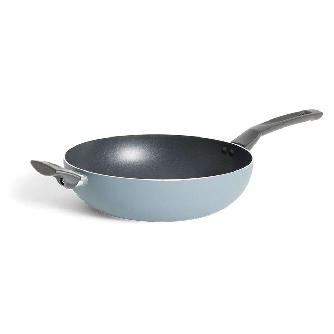 Wok tous feux dont induction thermosensor aluminium Ø28cm