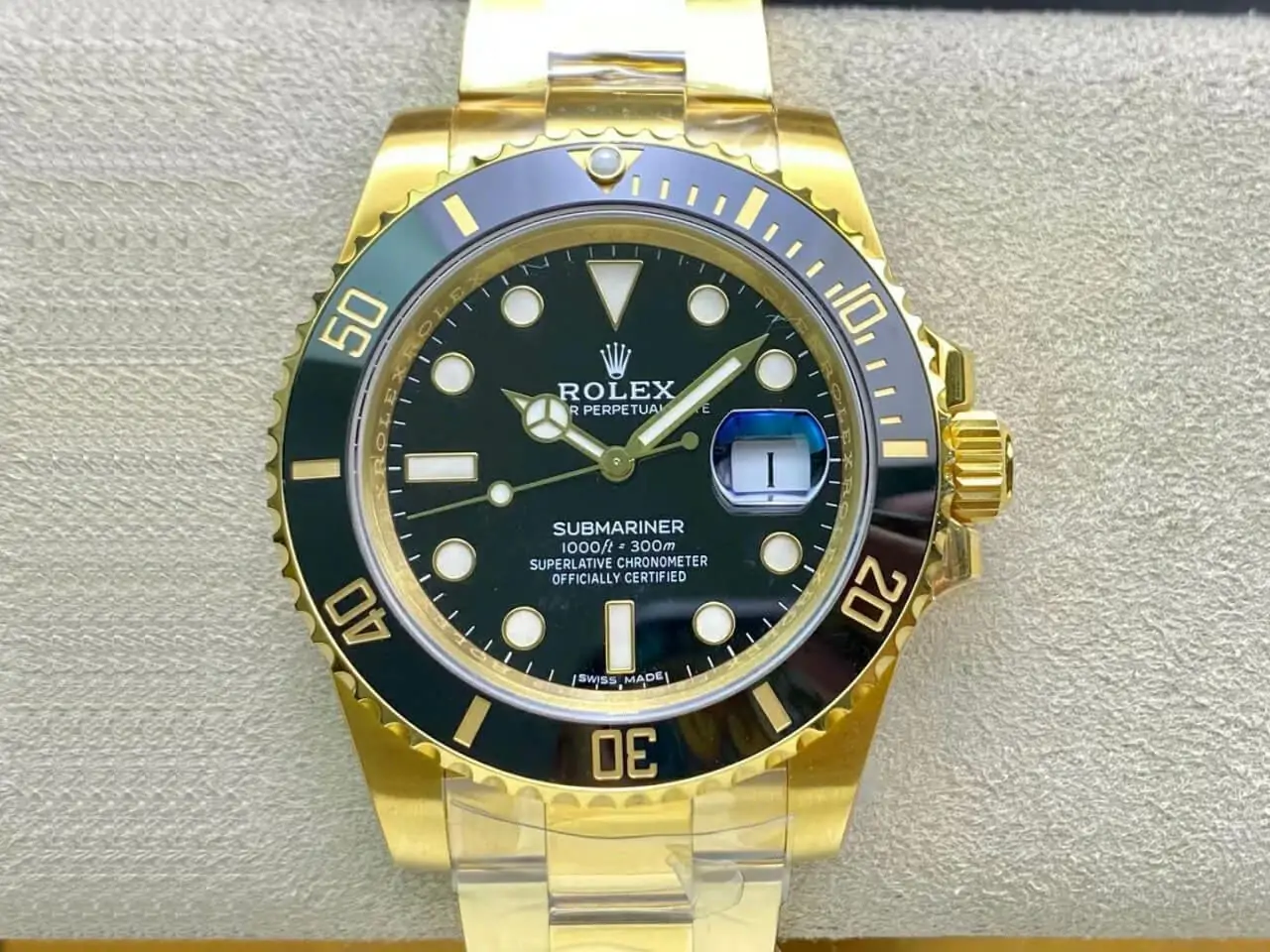 Rolex Submariner 116618LN-97208 VS Factory Black Bezel