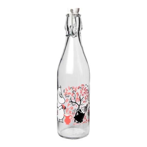 Mummi glassflaske med patentkork 0,5L bær