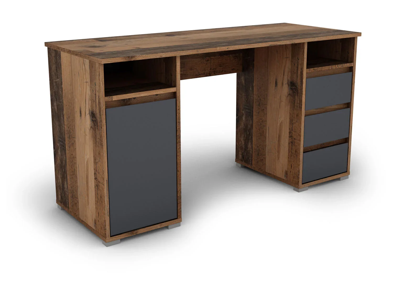 byLIVING Bureau Lobo, avec rangements, 138 x 75 x 55 cm