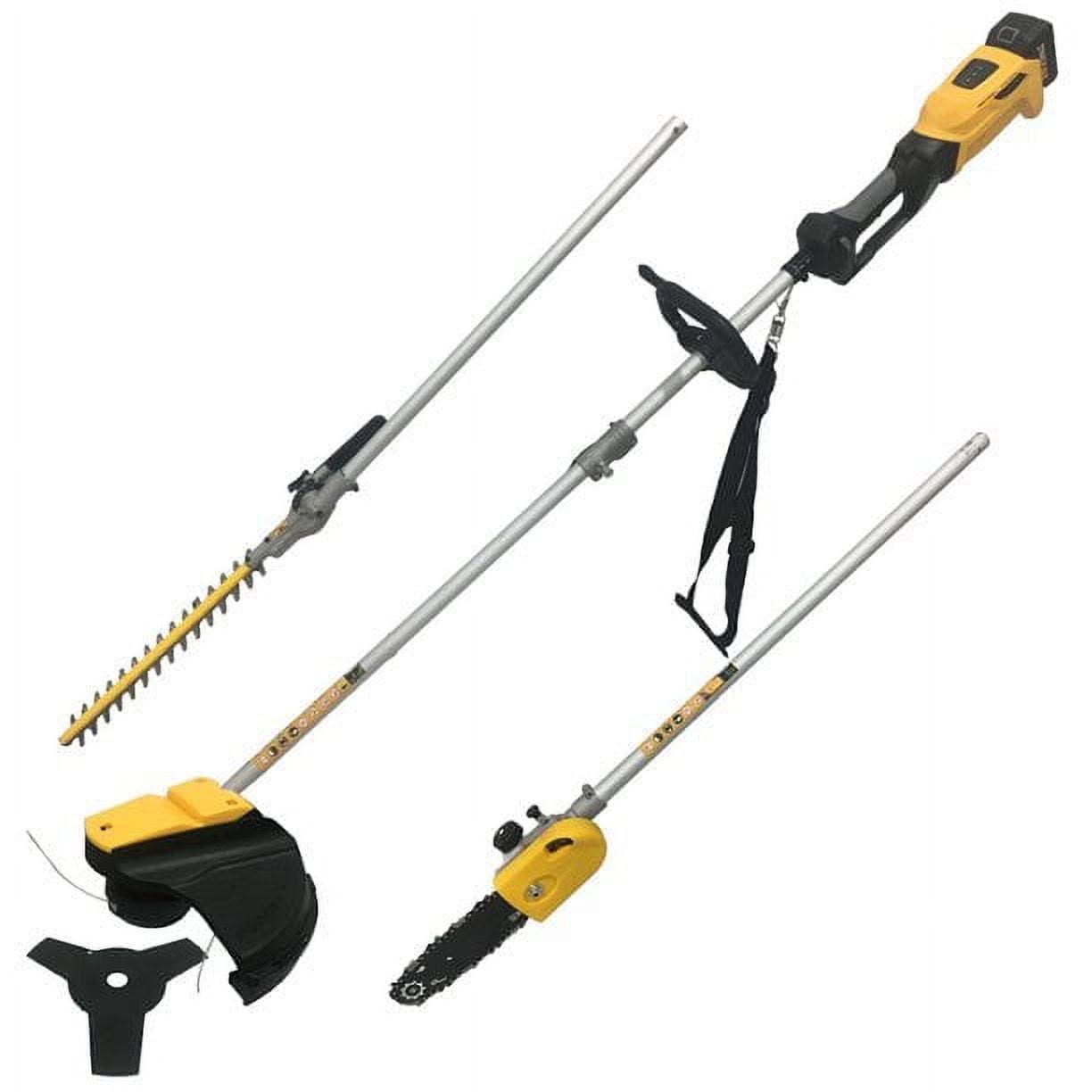 Xerath Erath 20V Coreless Trimmer/Chainsaw/Edger, 4-in-1 Multi Function Garden Electric Tool