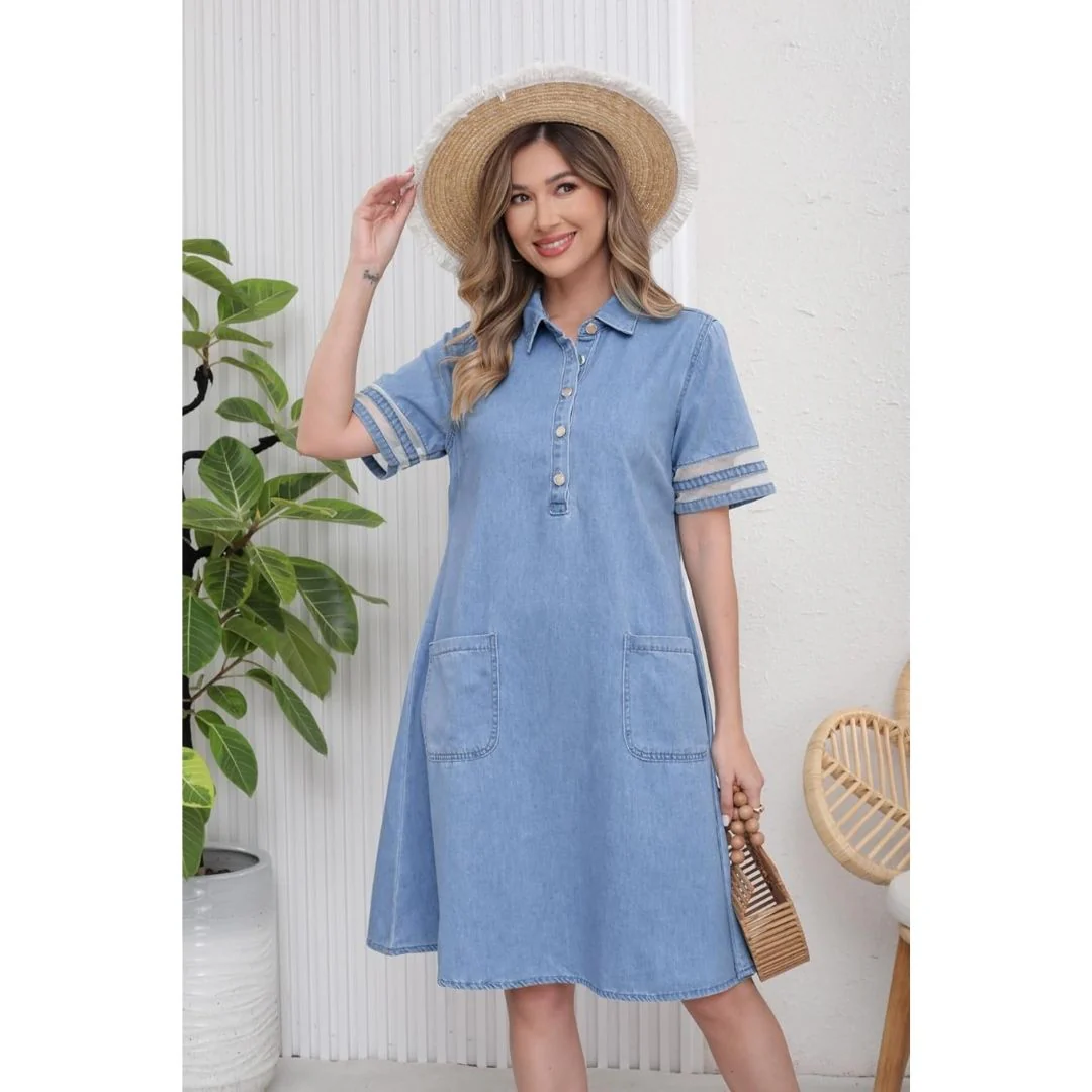 Brianne | Robe en Jean Flatteuse