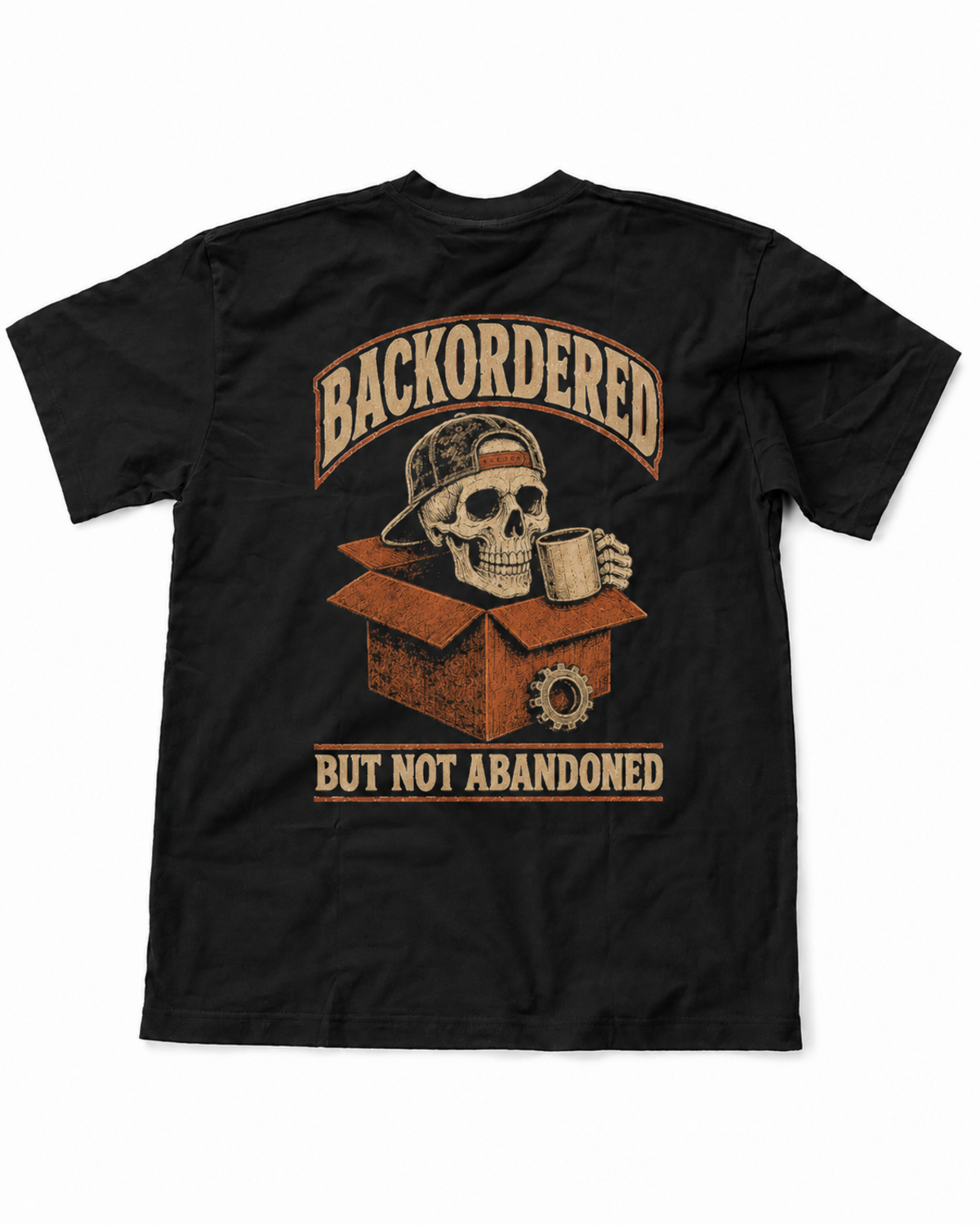 Backordered but Not Abandoned: Skull Box T-Shirt