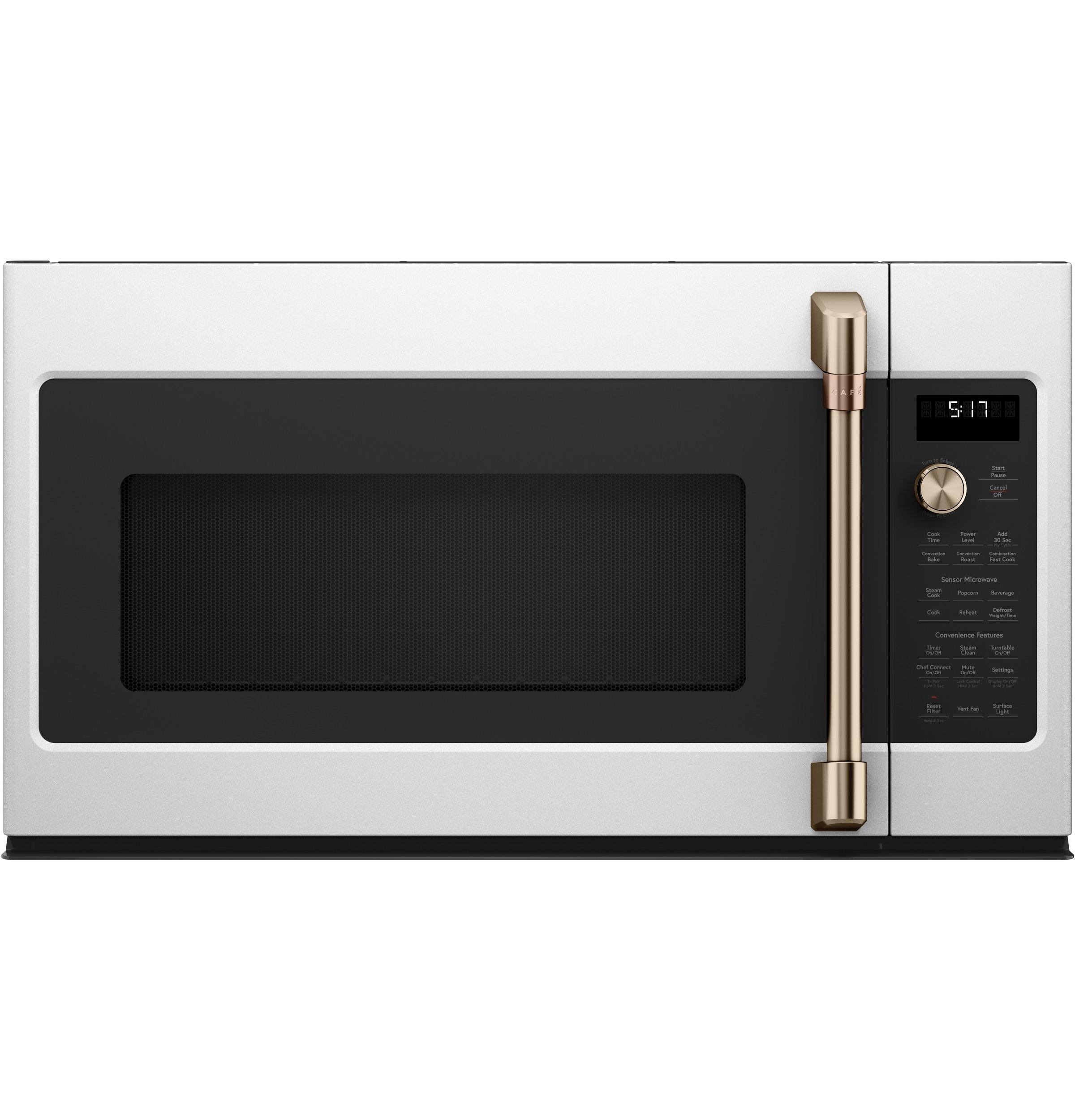 Cafe 1.7 Cu. ft. Convection Over-The-Range Microwave Oven White