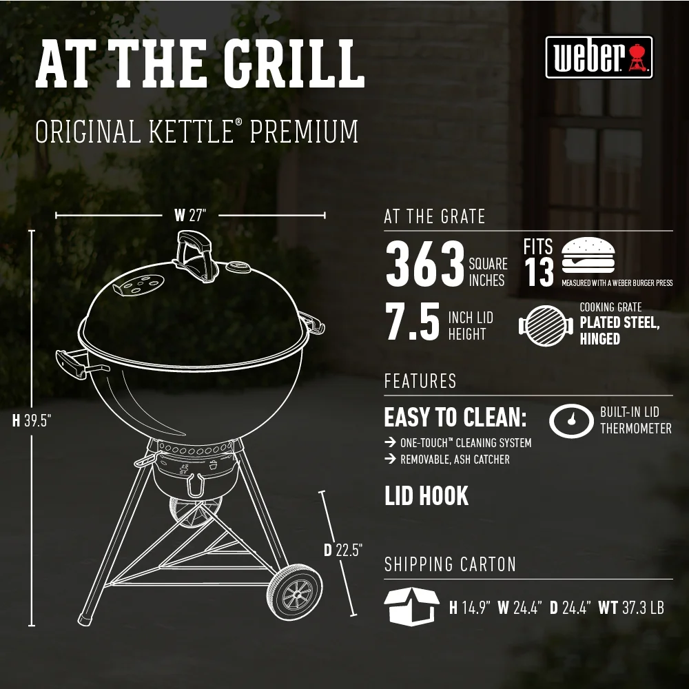 Original Kettle Premium Charcoal Grill - Image 5