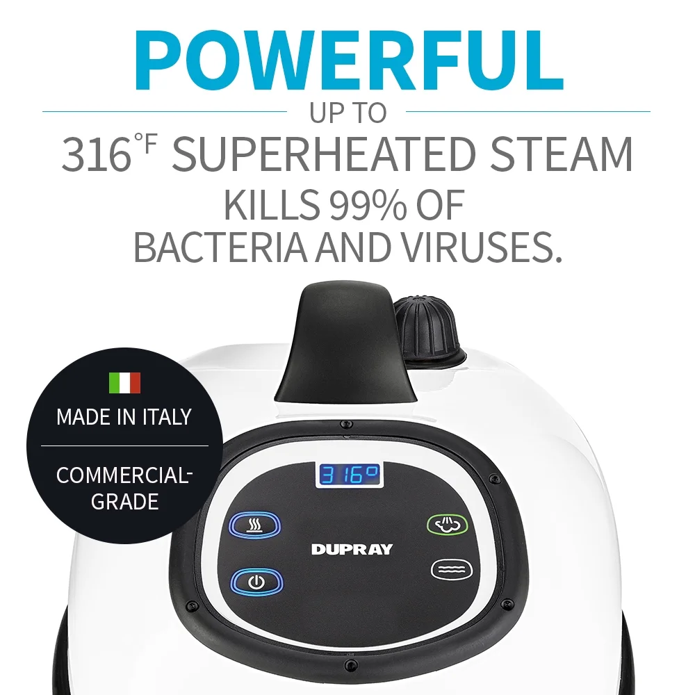 TOSCA�?Steam Cleaner, a Commercial-Grade Cleaner with Enamel-Coated Steel Case and Intuitive Digital Interface. 1600w of Power. - Image 3