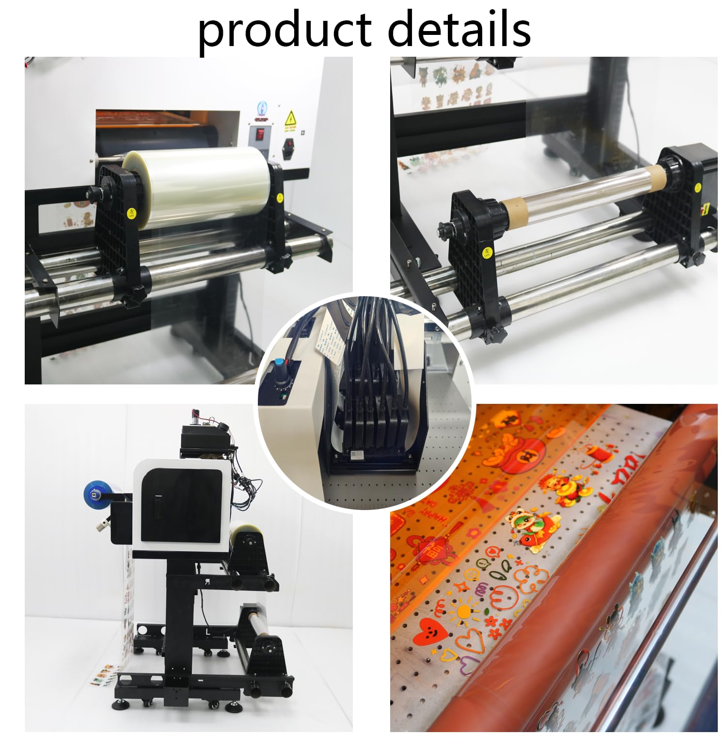 High-Speed Dual-Head UV Printer with F1080 Printheads, Roll-to-Roll Batch Printing, Professional Industrial UV Printing Machine, Multi-Material Compatible, Customizable