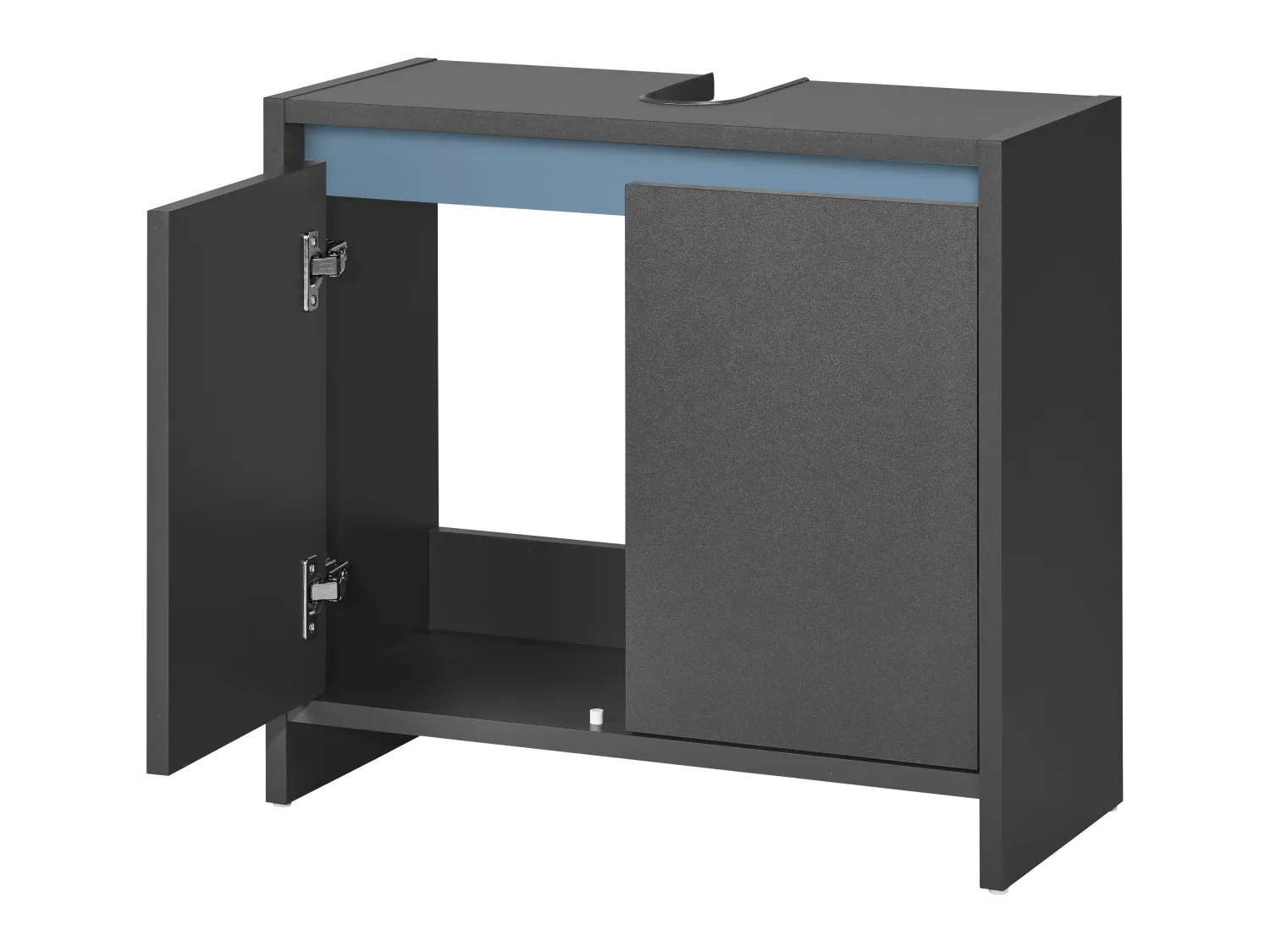 LIVARNO home Meuble sous-vasque Oslo, 60 x 55 x 28 cm, noir