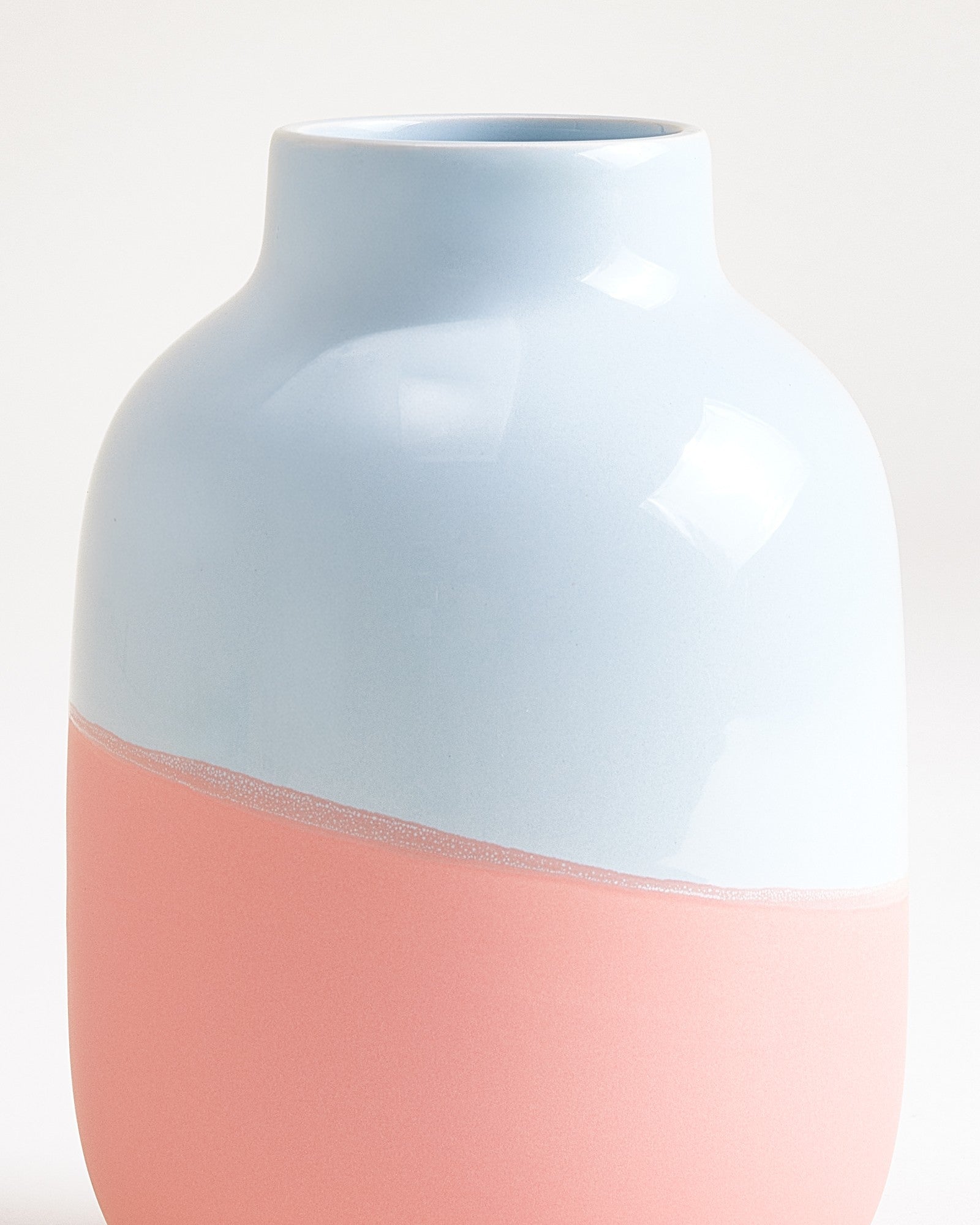 NUNO - VASE M LIGHT BLUE, PINK