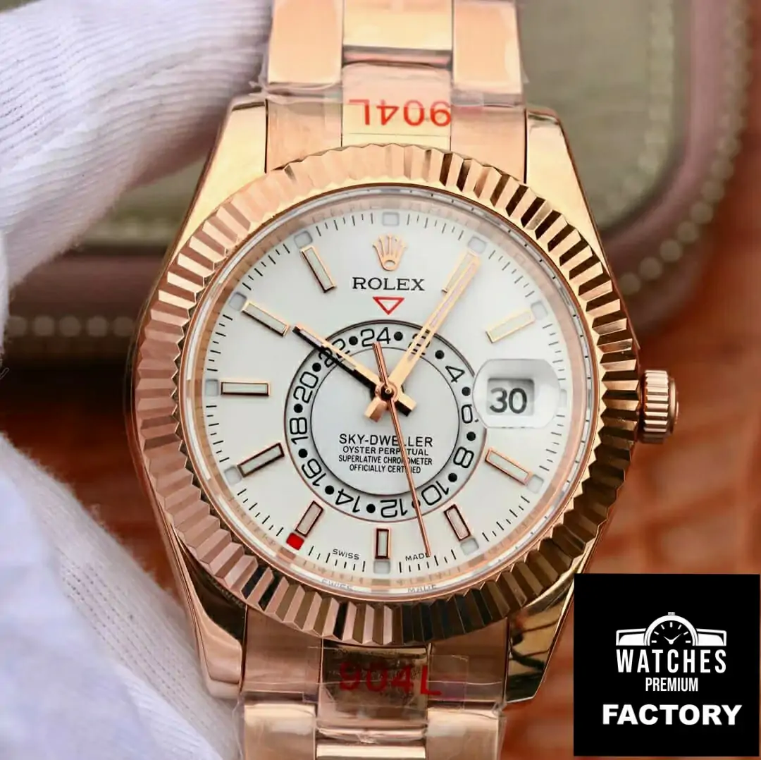 Rolex Sky Dweller M326935-0005 Noob Factory Stainless Steel Strap