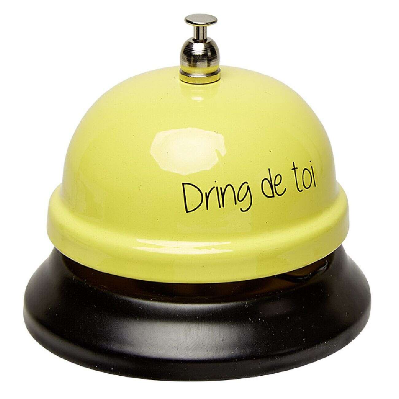 Sonnette de réception avec message humoristique