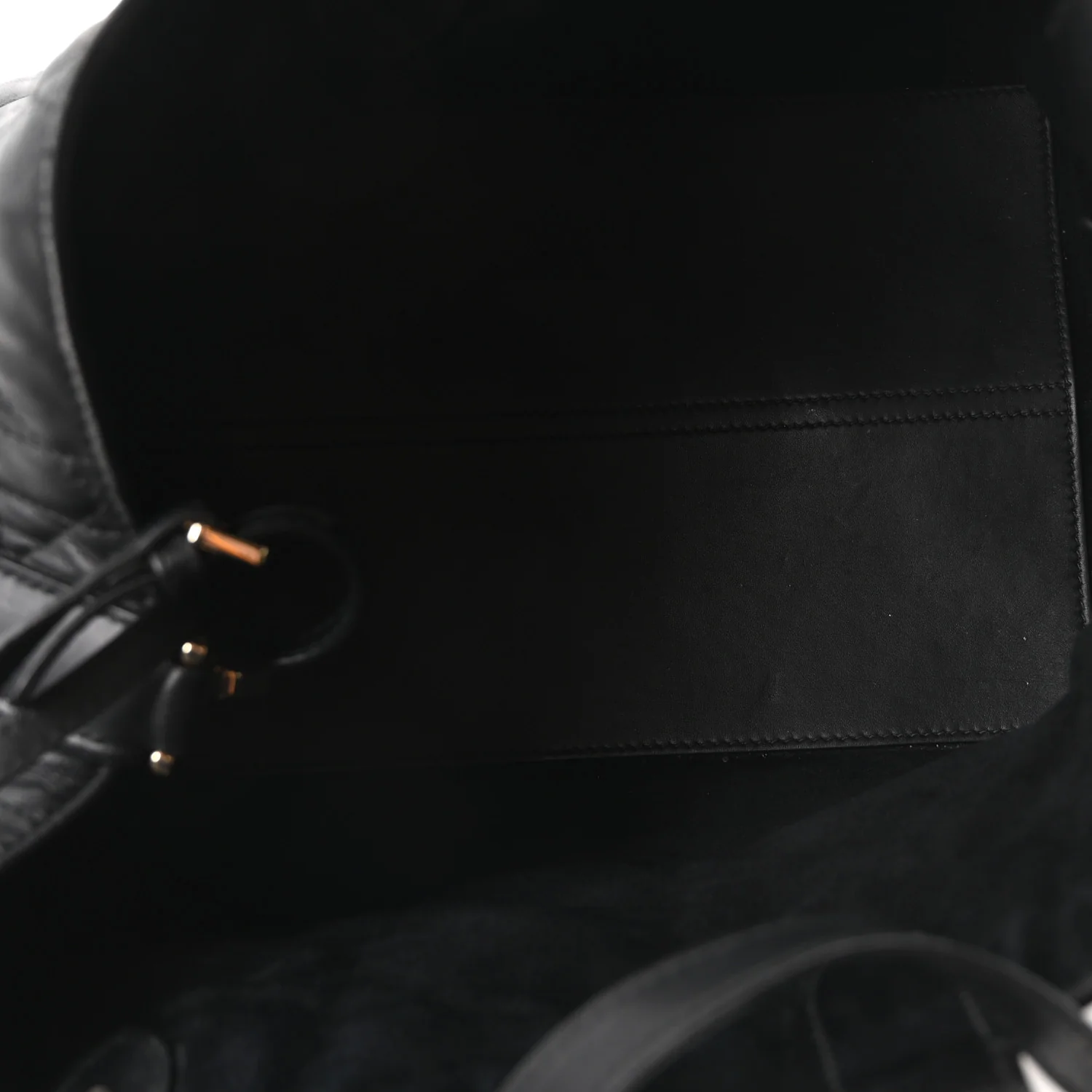 Calfskin Macrocannage Medium Toujours Black