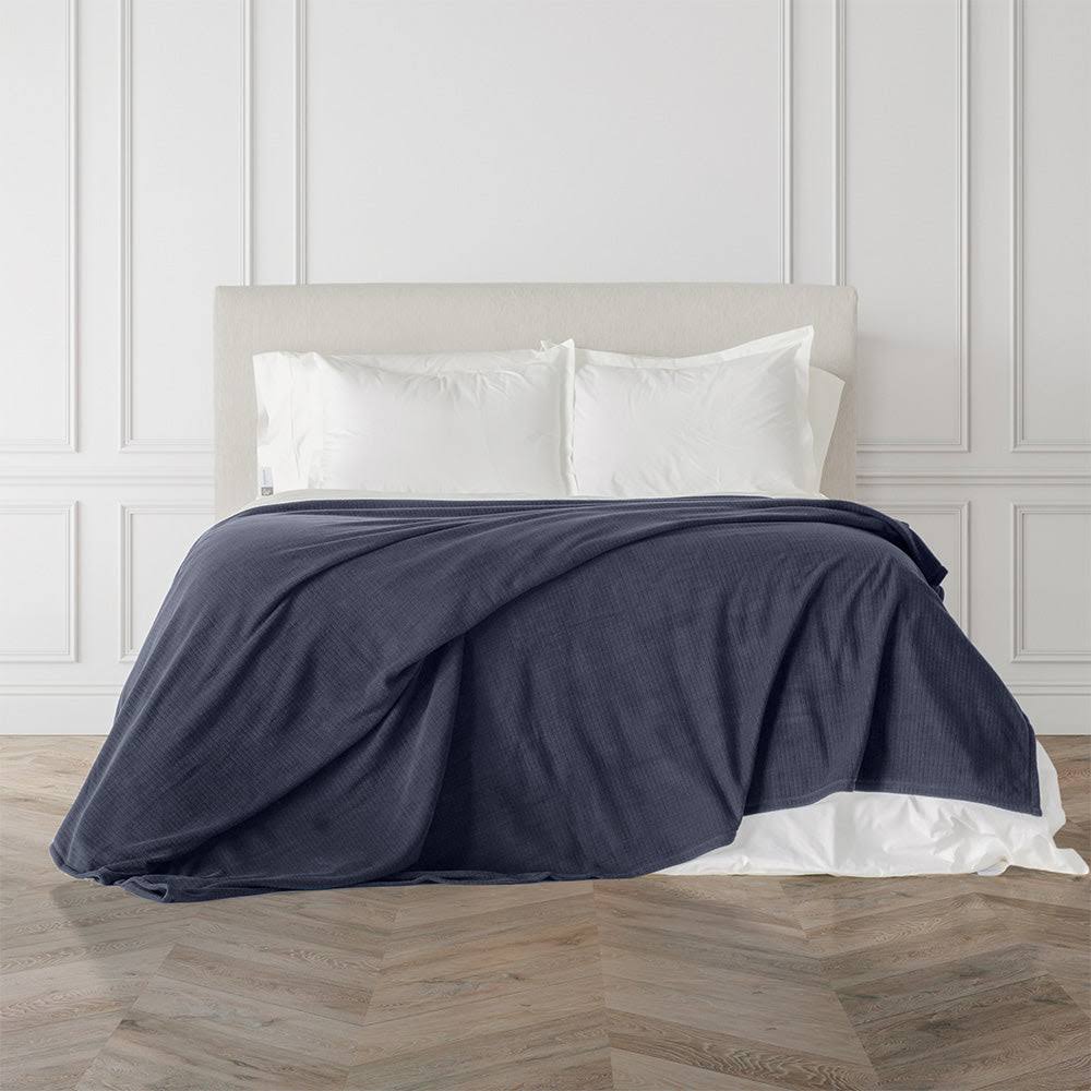 Berkshire Blanket Polartec Softec Microfleece - King, Size King, Navy