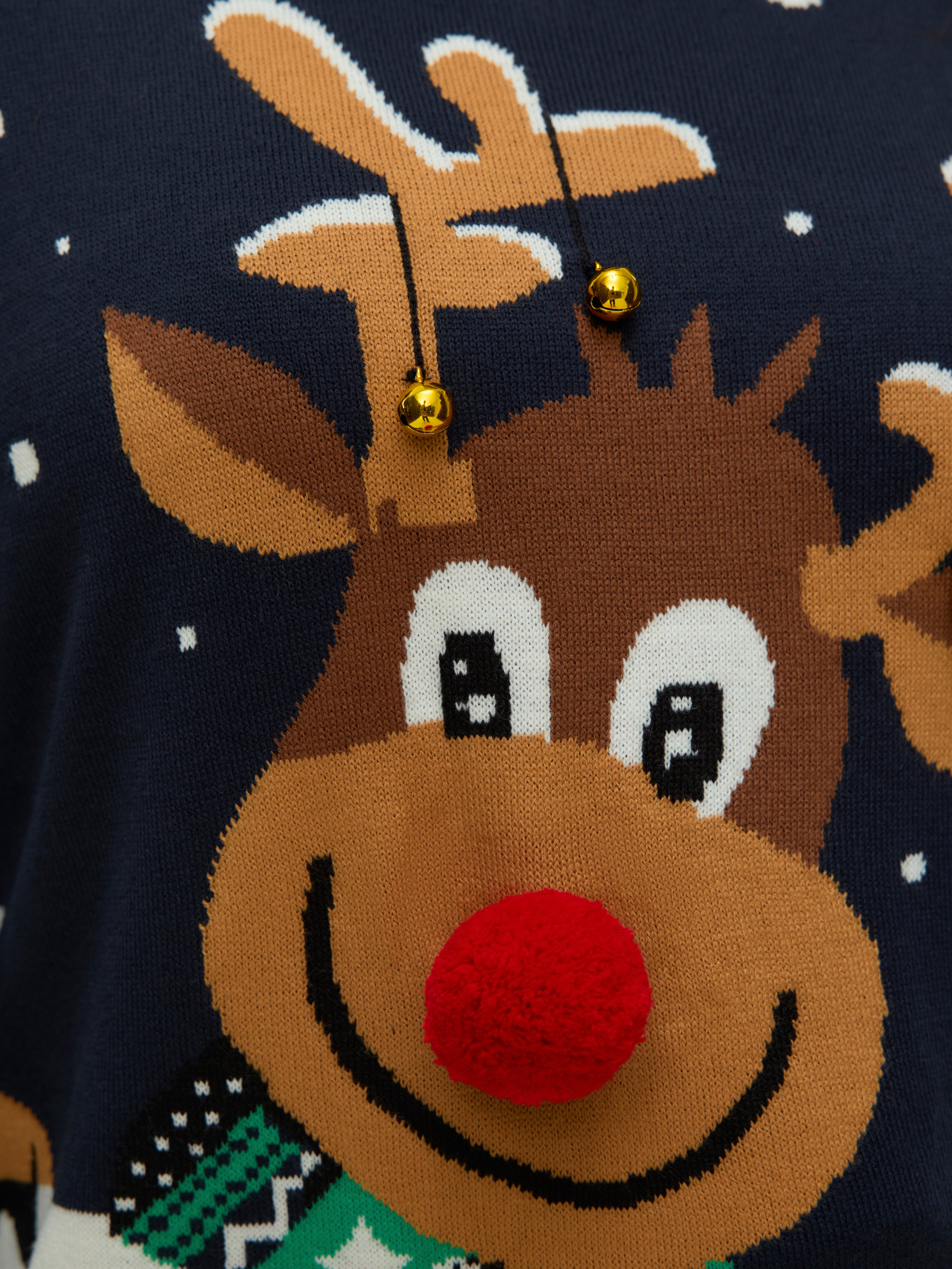 VERO MODA® VMCFROSTYDEER Knitted pullover