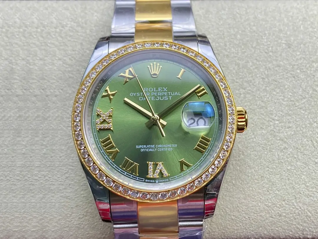 Rolex Datejust M126283RBR-0012 EW Factory Diamond-Set Bezel