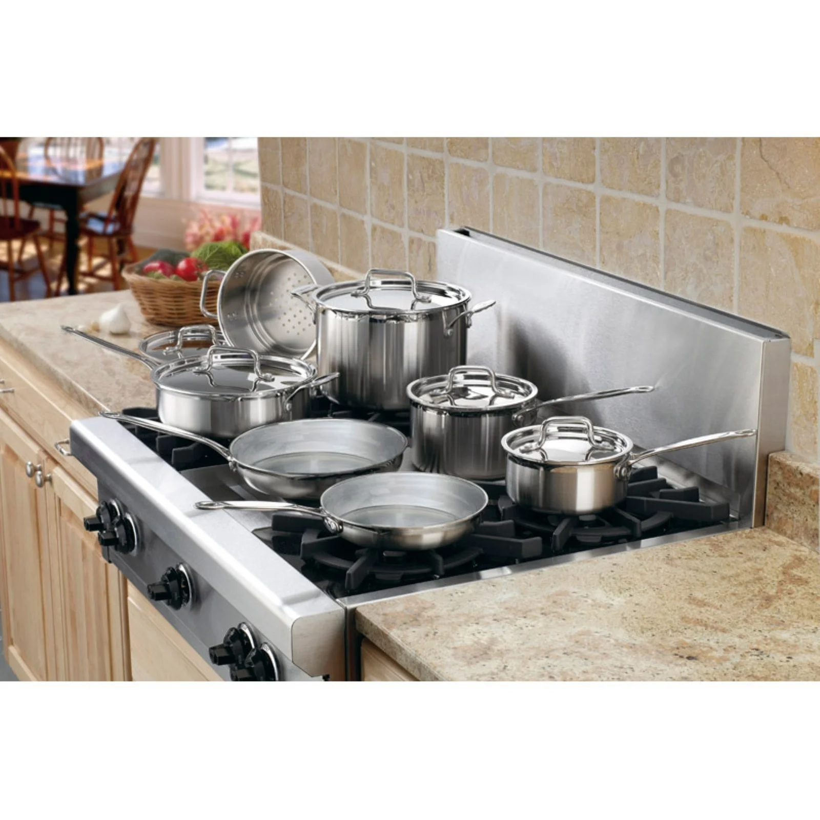 Cuisinart Multiclad Pro Triple Ply 12 - Piece Stainless Steel Cookware Set