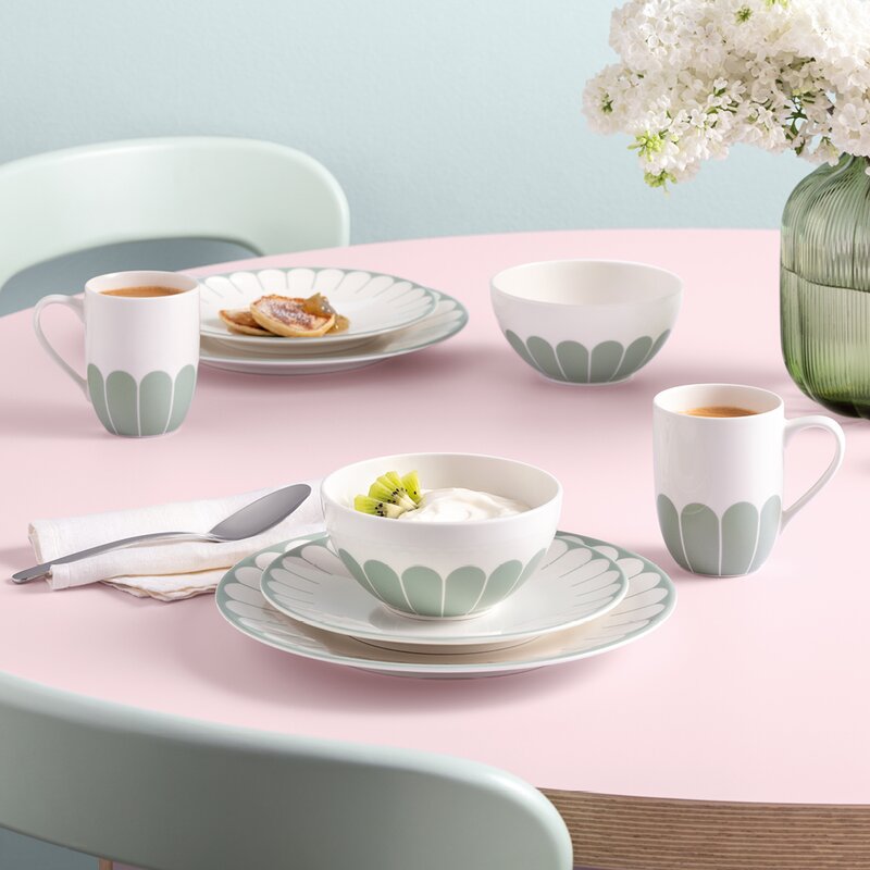 Fleur vert frokosttallerken/desserttallerken 21 cm grønn