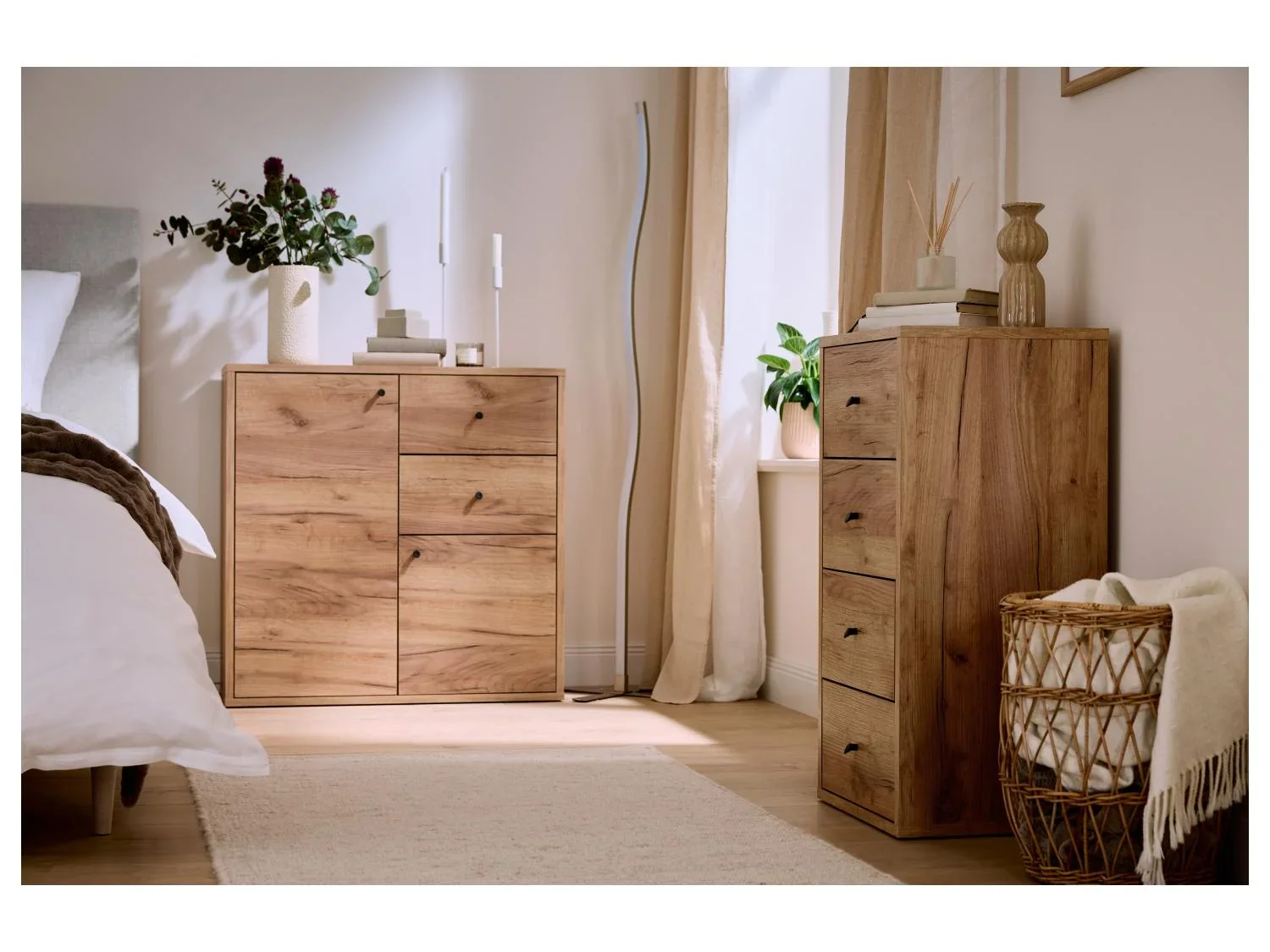 LIVARNO Commode Verona, 40 x 80 x 35 cm, imitation chne