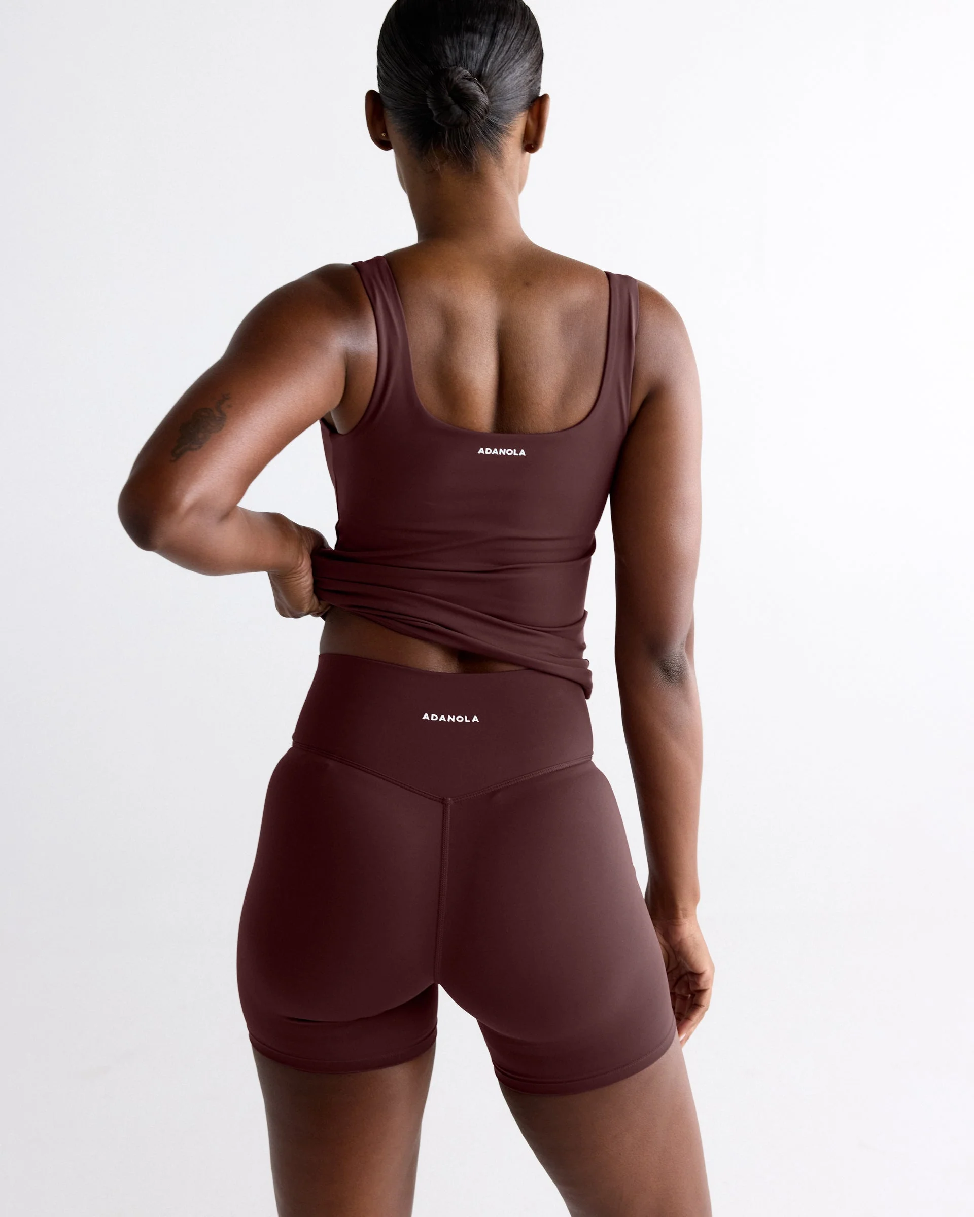 Ultimate Square Neck Top - Mulberry Red