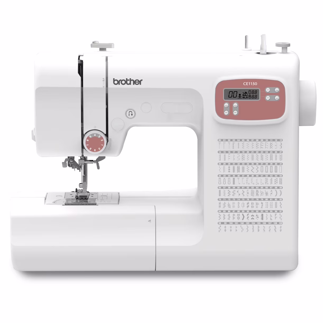 Brother CE1150 110 - Stitch Computerized Sewing Machine with Auto Needle Threader, LCD Display & Wide Range of Stitches