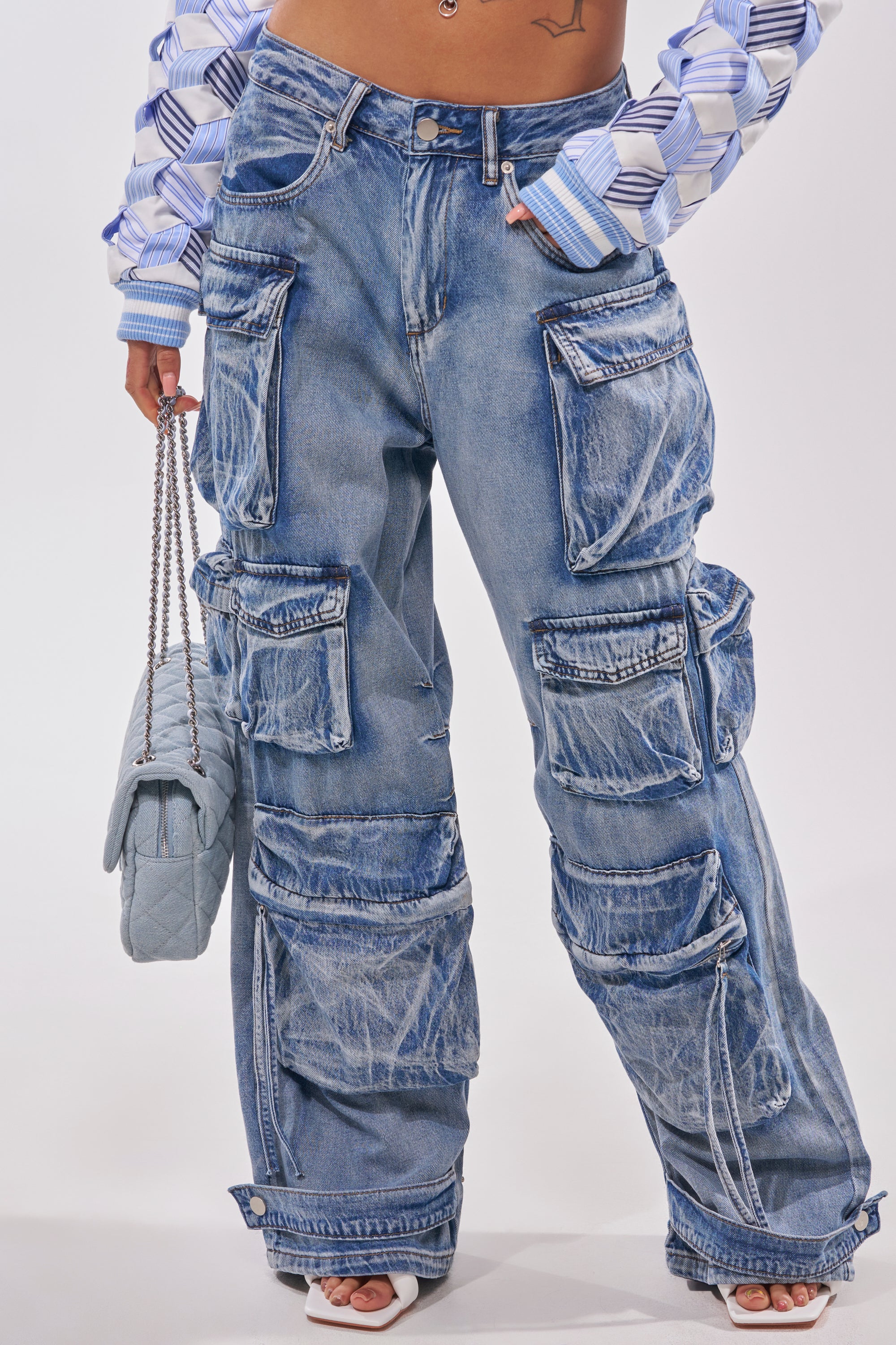 EASY ENOUGH CARGO DENIM - Akira Store
